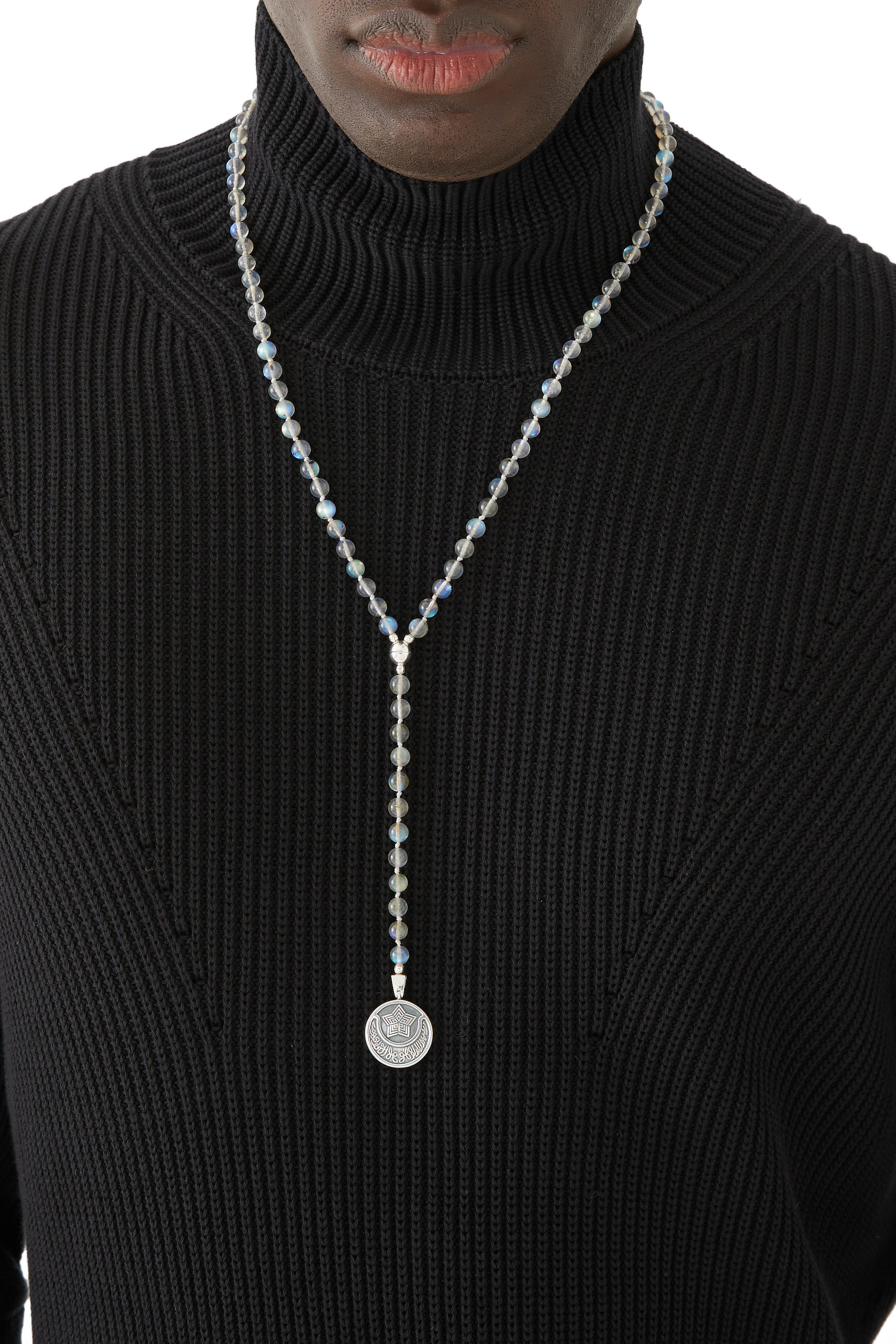 Eternal Necklace, 18k Yellow Gold & Labradorite