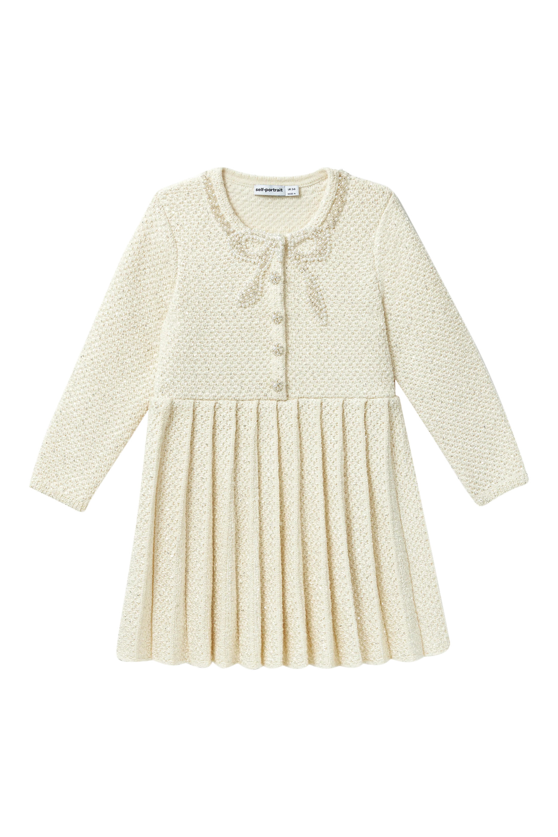 Kids Knit Bow Dress
