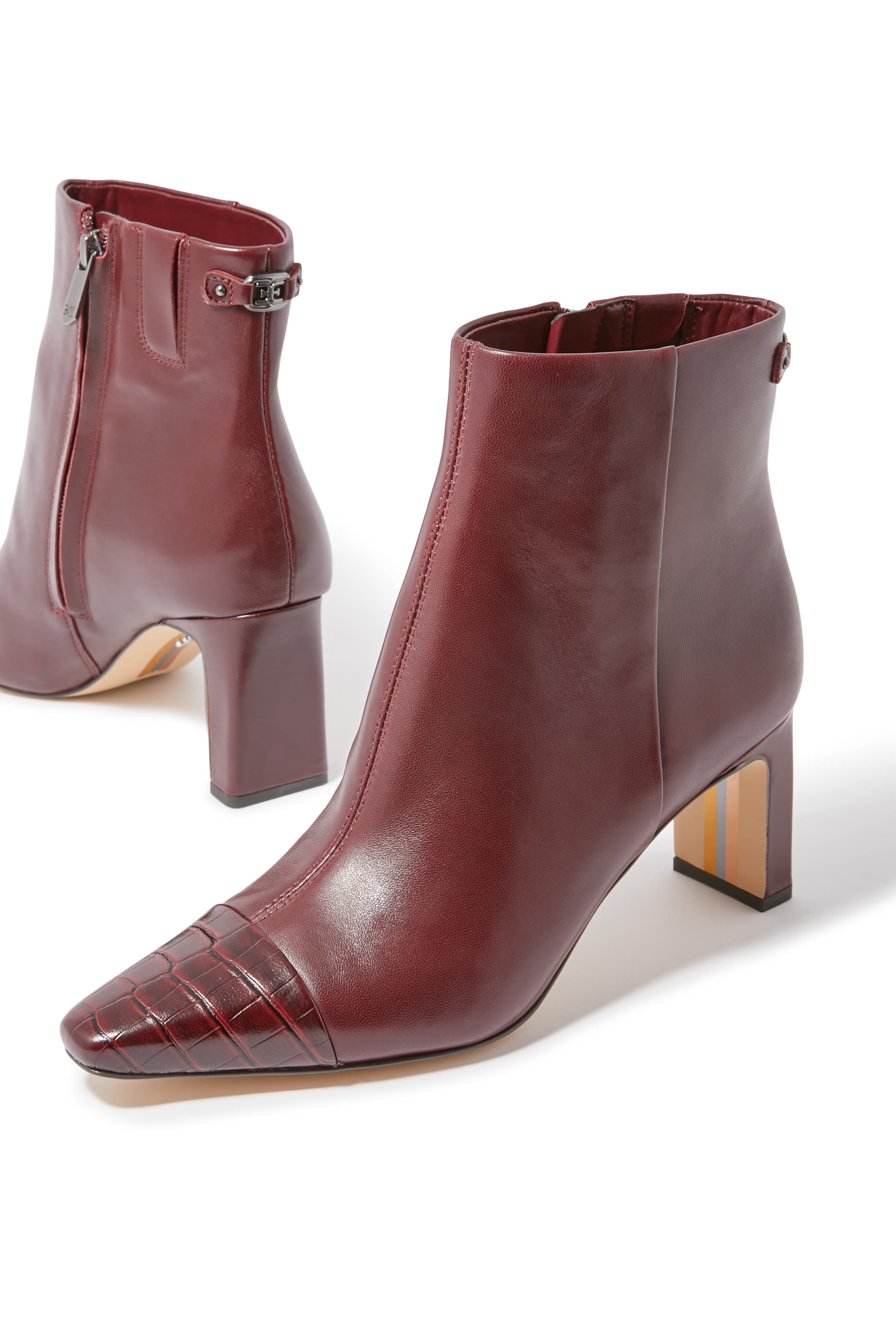 Saige 70 Cap Toe Ankle Booties