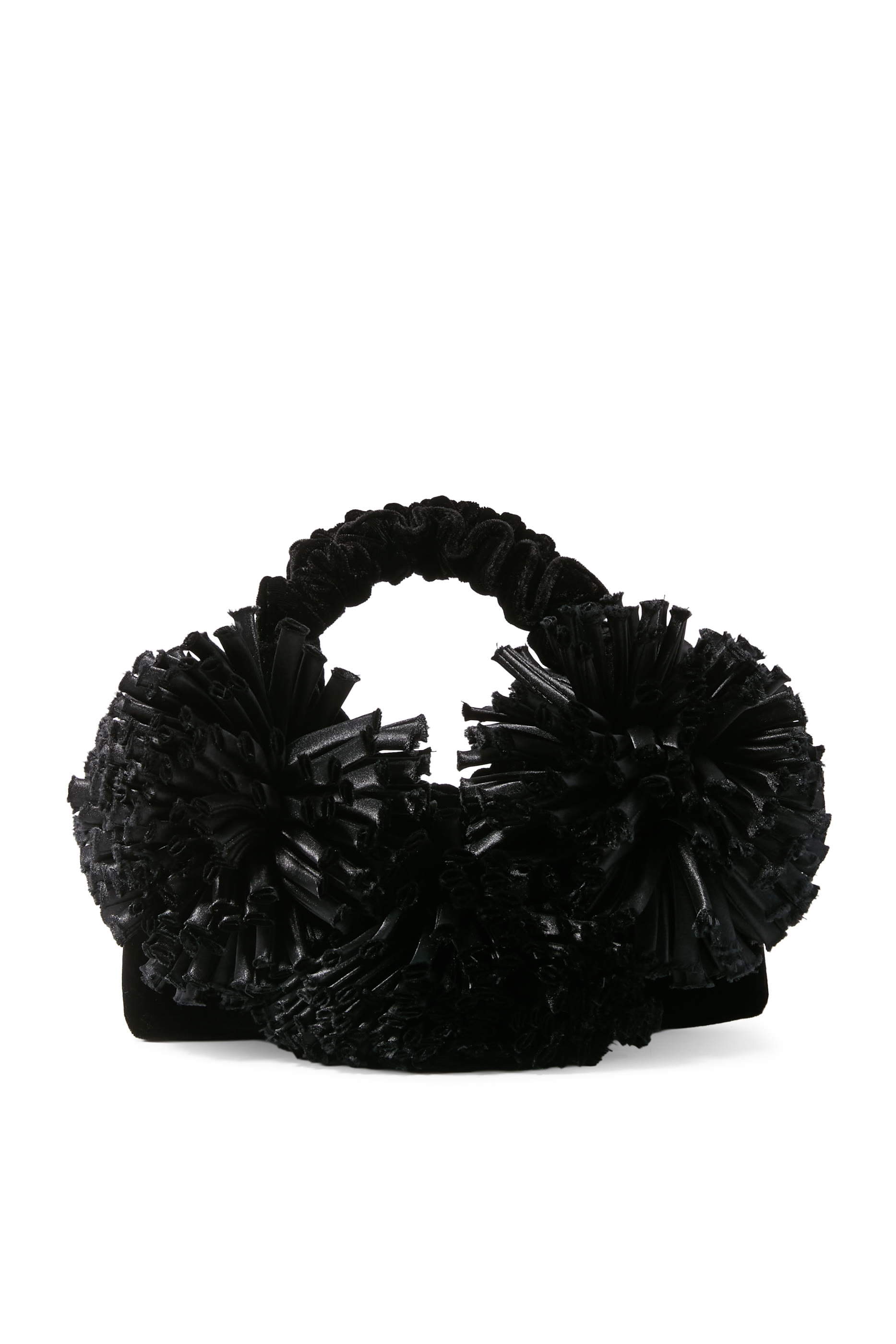 Mini Velvet Pom Tote