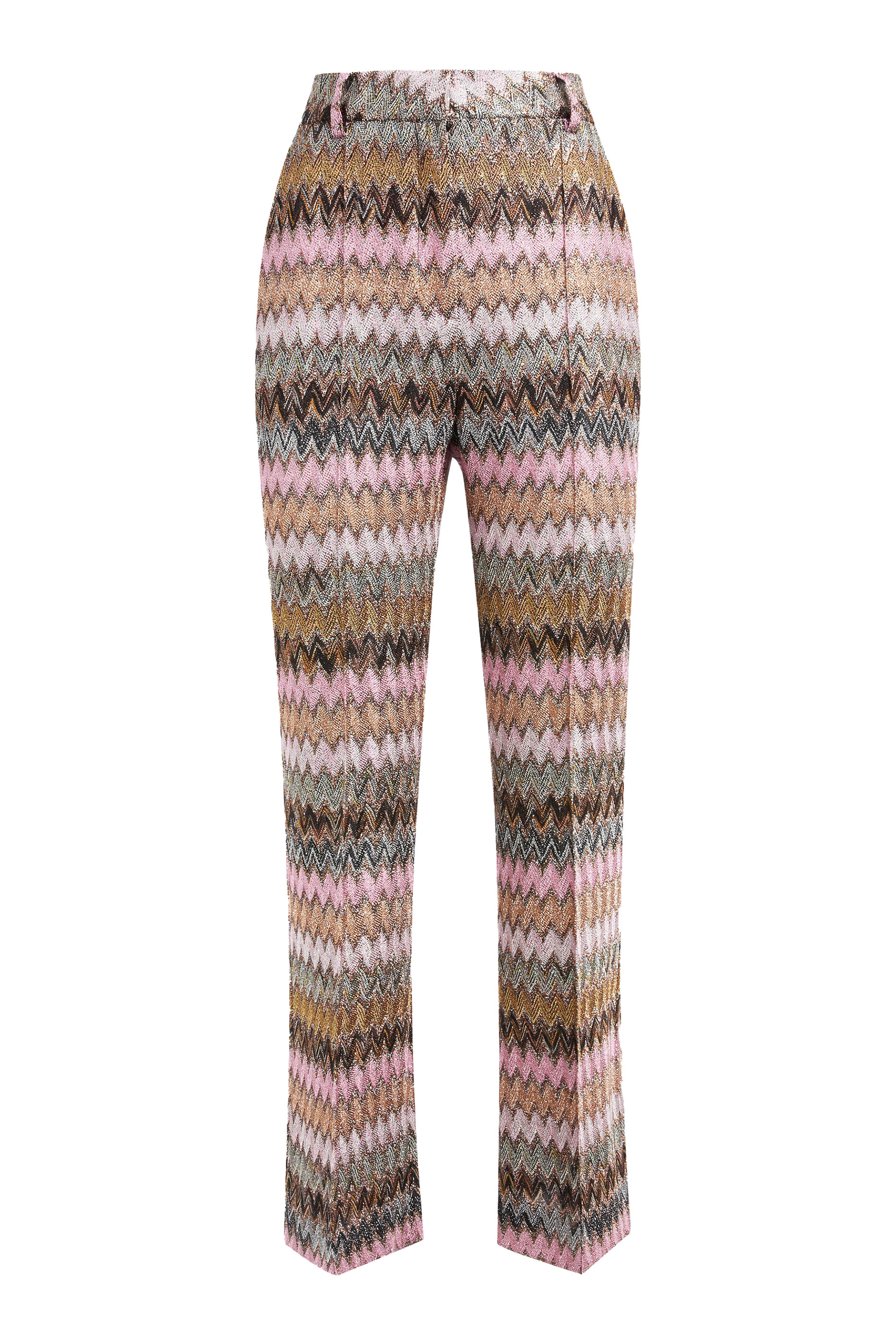 Zigzag Raschel Lame' Flare Pants 