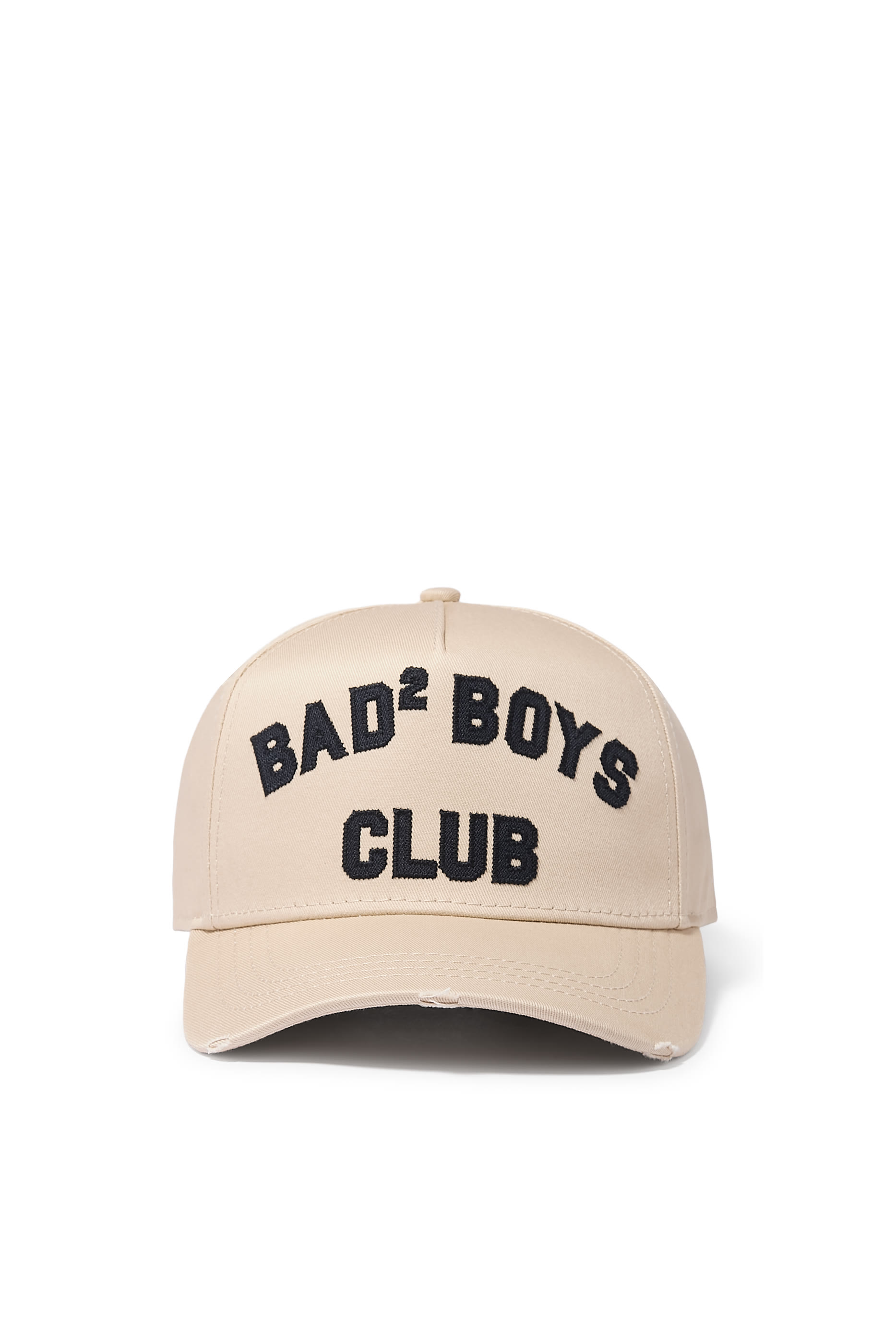 Text-Embroidered Baseball Cap