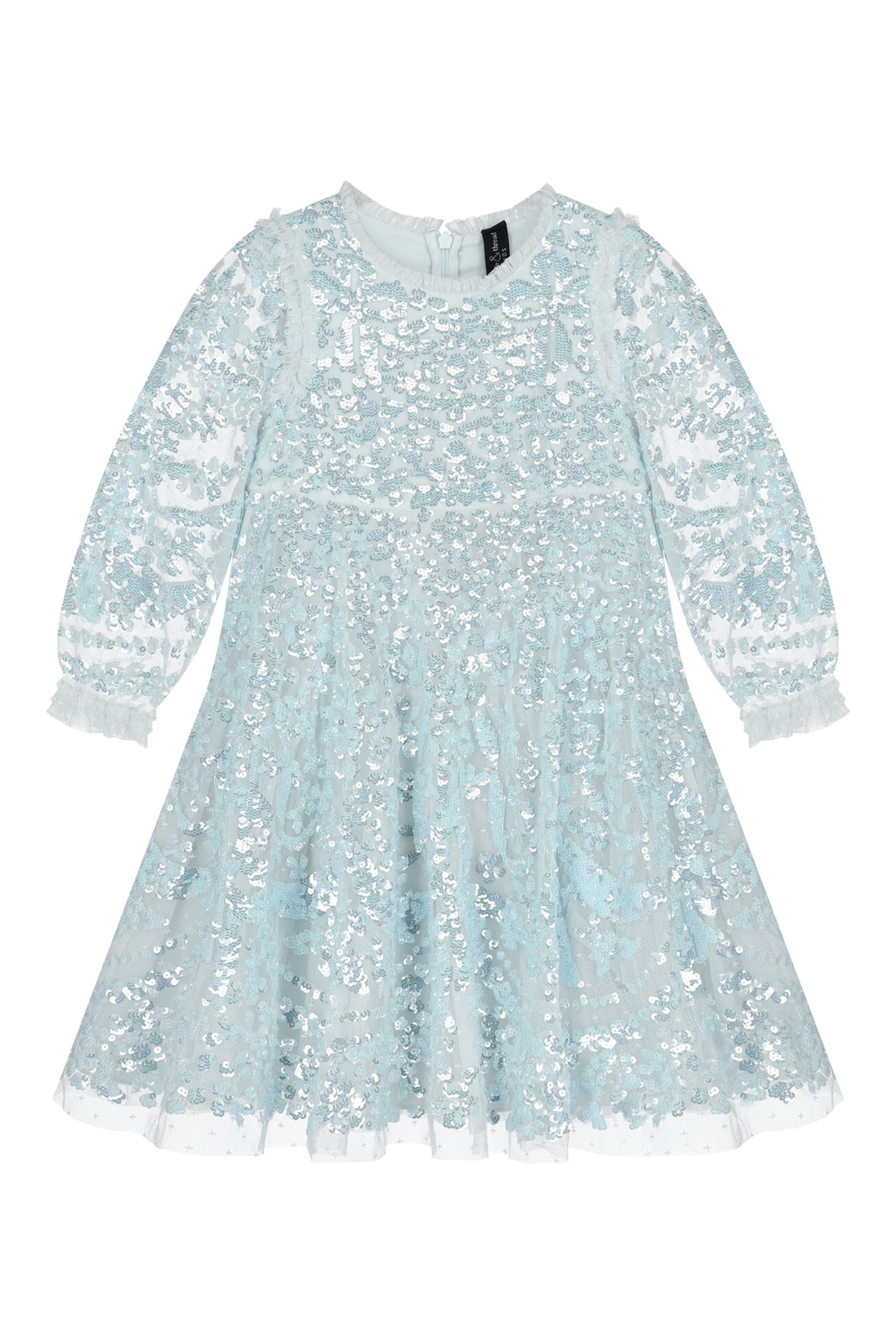 Kids Sequin Embellished Dress