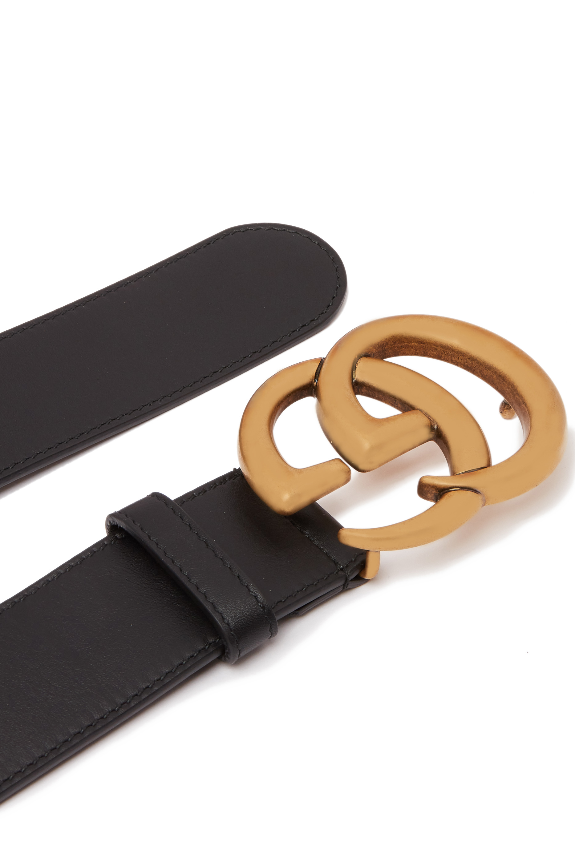 Double G Leather Belt