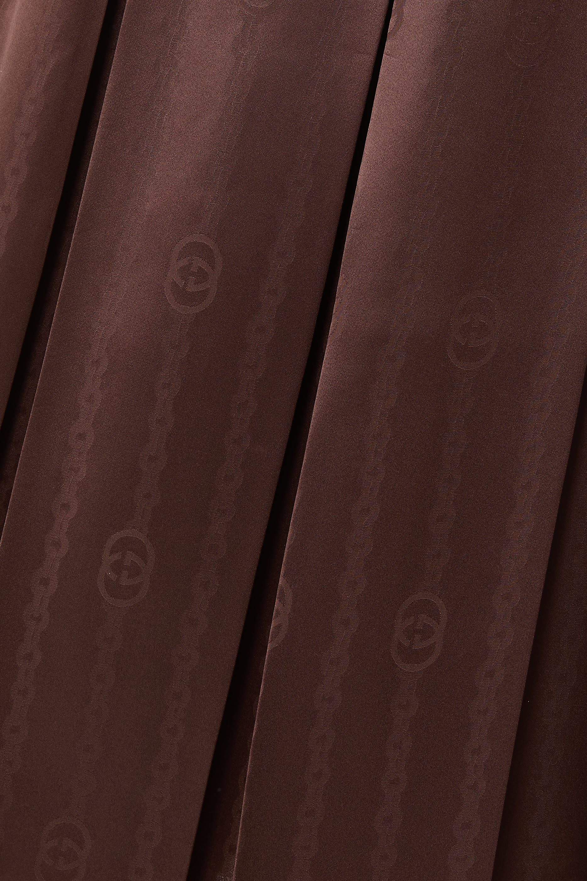  Silk Jacquard GG Skirt 