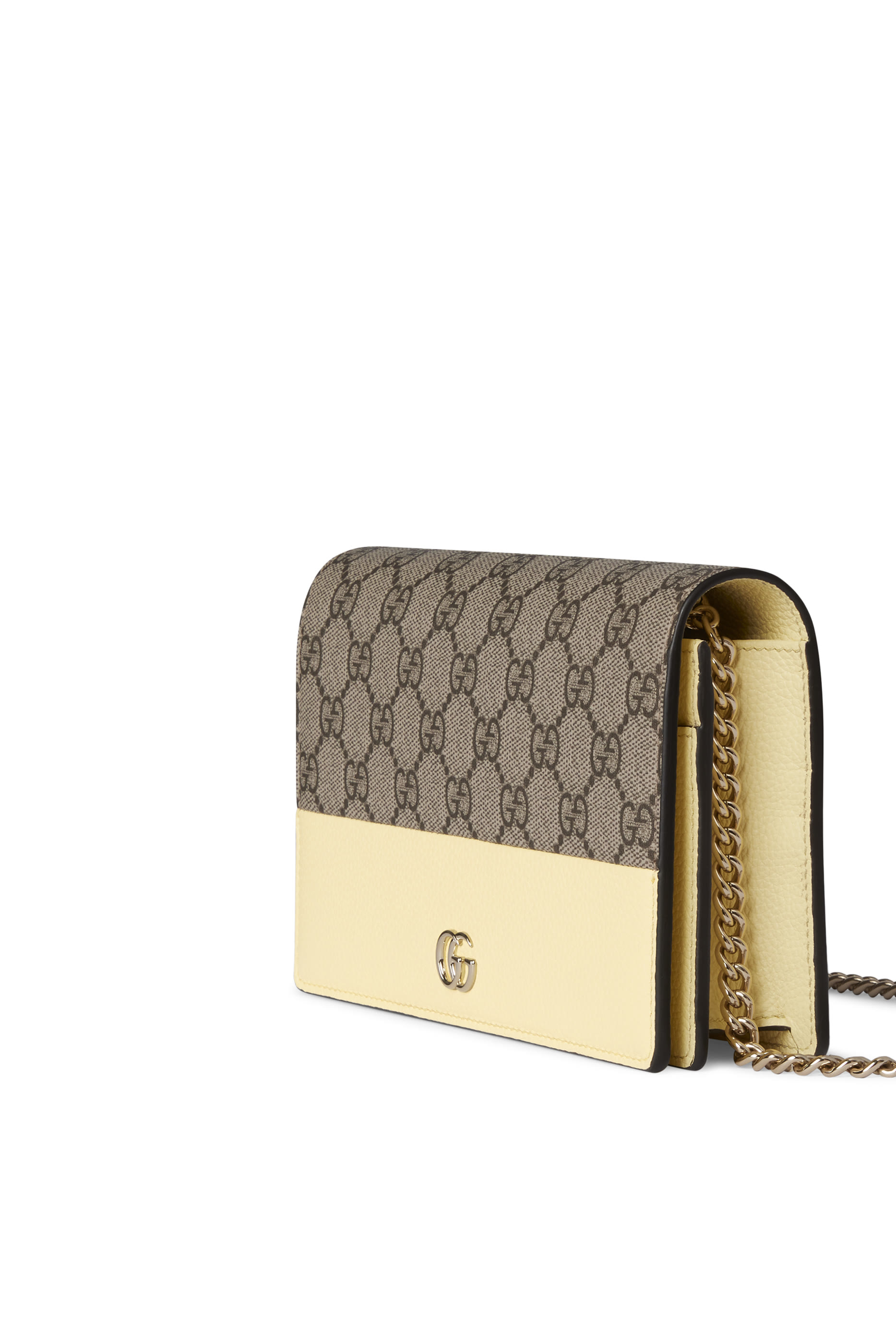 GG Marmont Bi-Color Chain Wallet