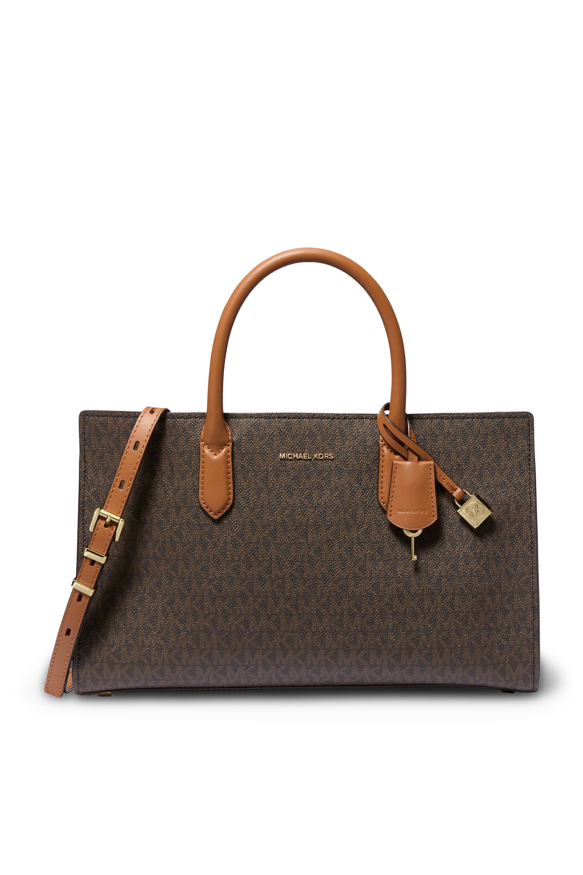 Scarlett Medium Signature Logo Satchel