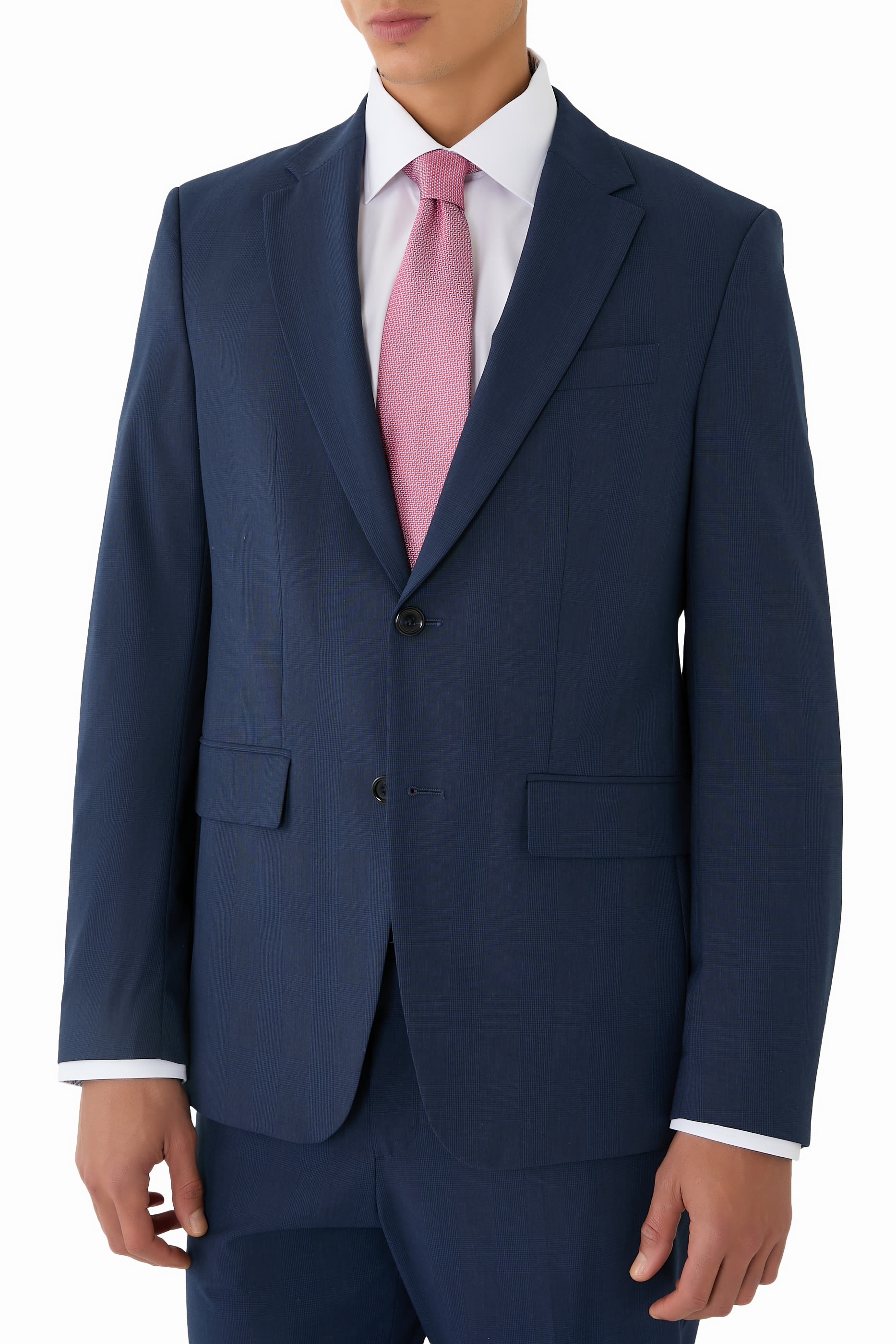 Geometric Woven Silk Tie