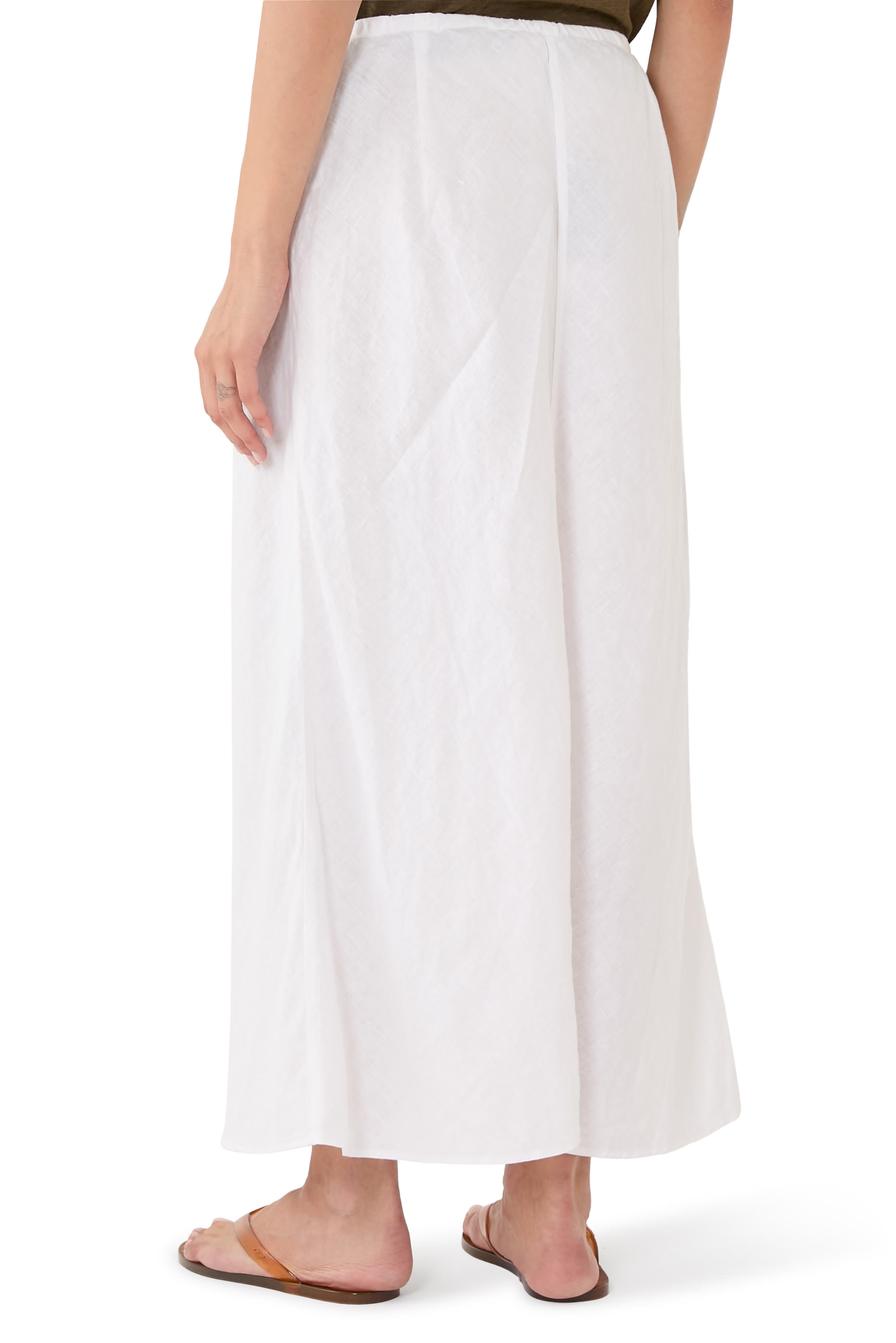 Organic Linen Bias Skirt