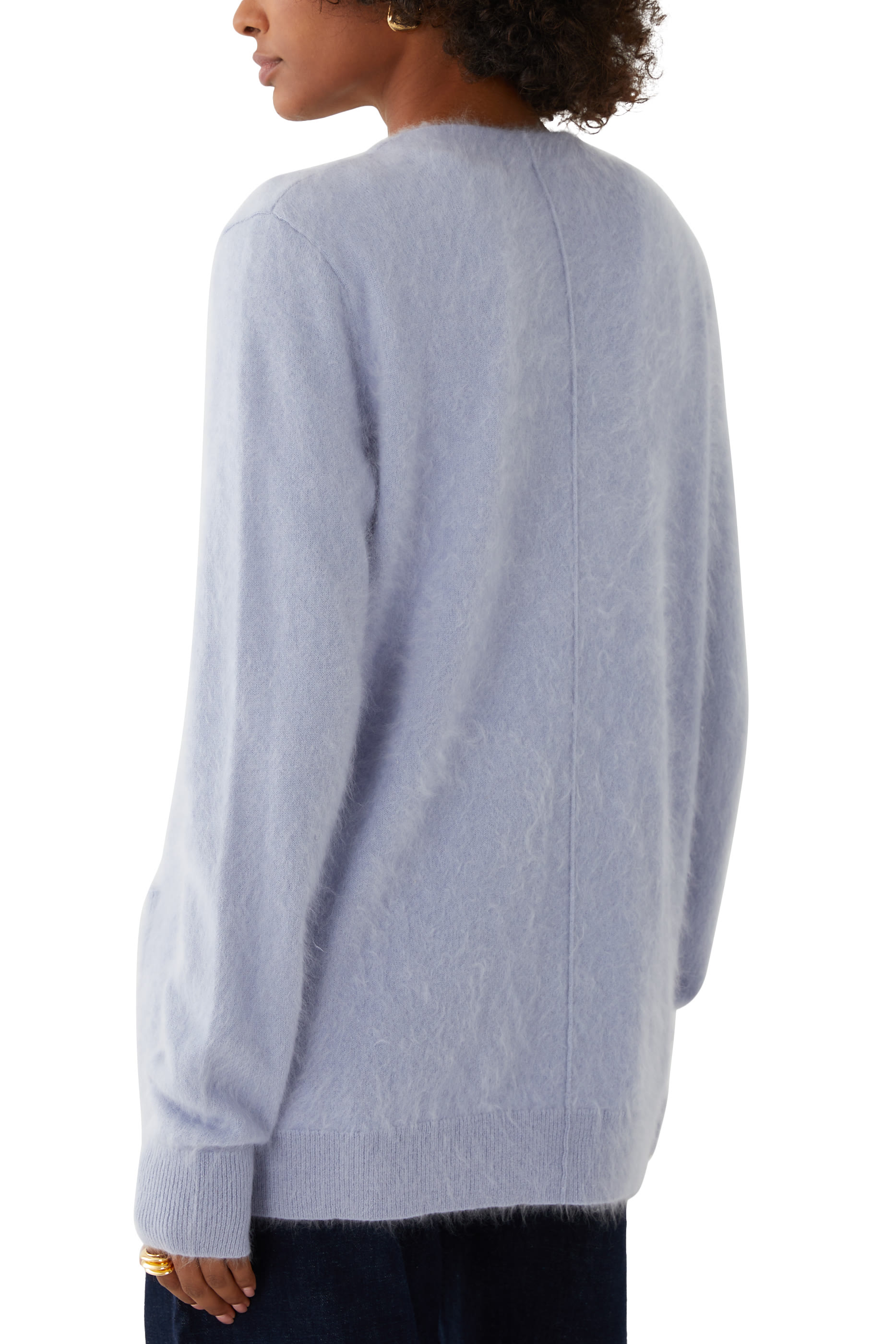 Brushed Cashmere Cardigan