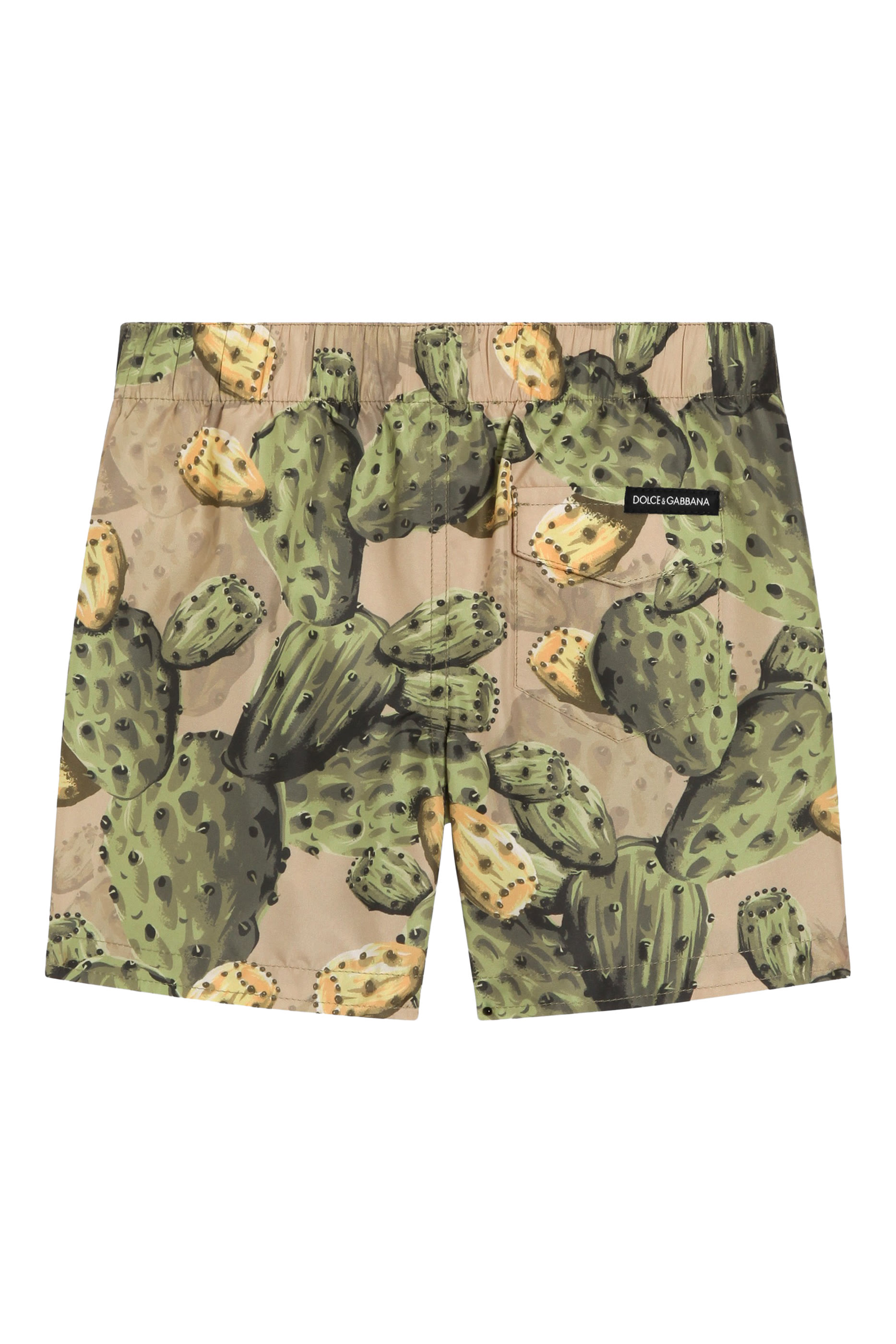 Kids Cactus-Print Nylon Swim Shorts