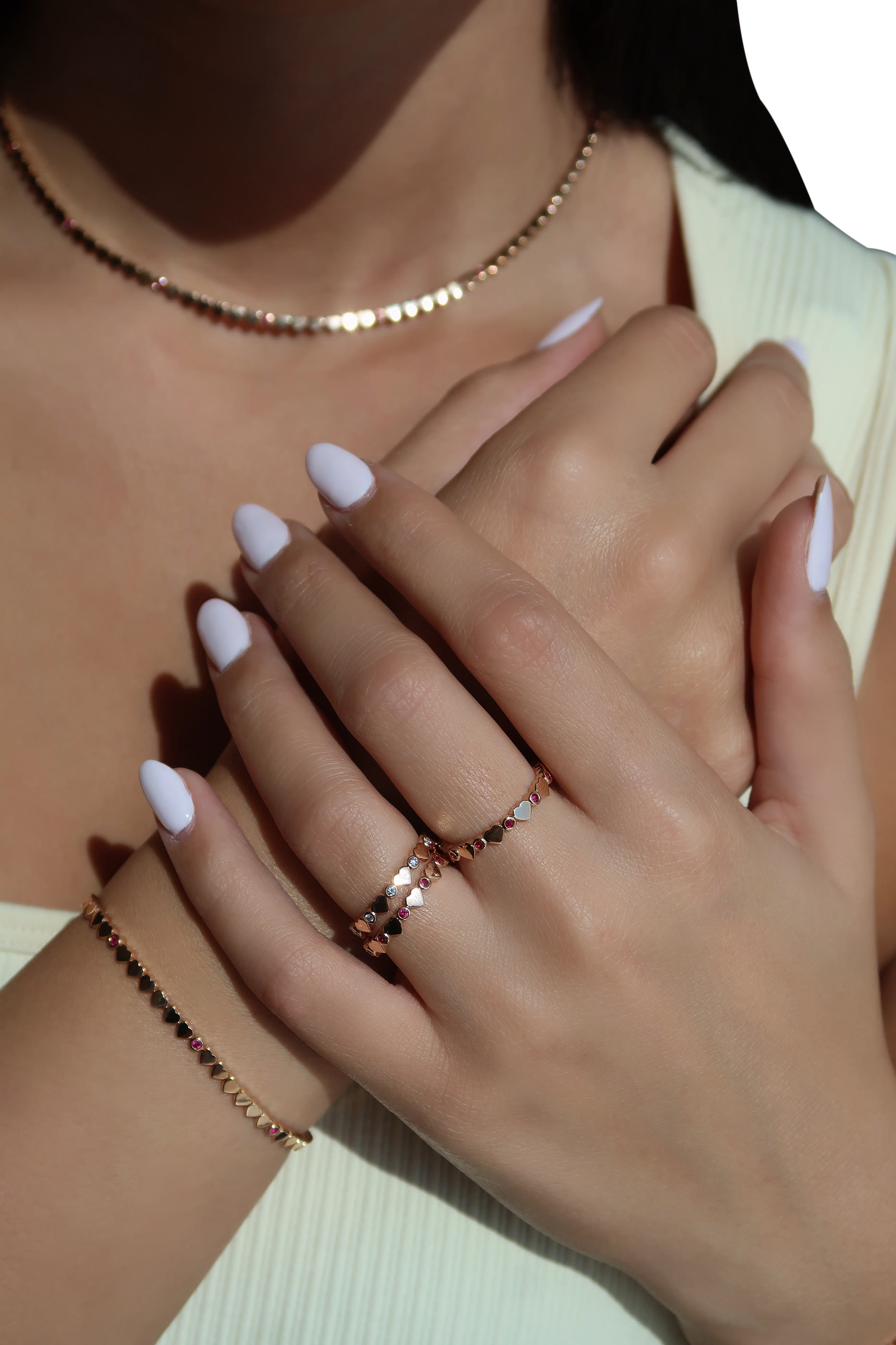 Love in Tokyo Ring, 18K Rose Gold & Diamonds