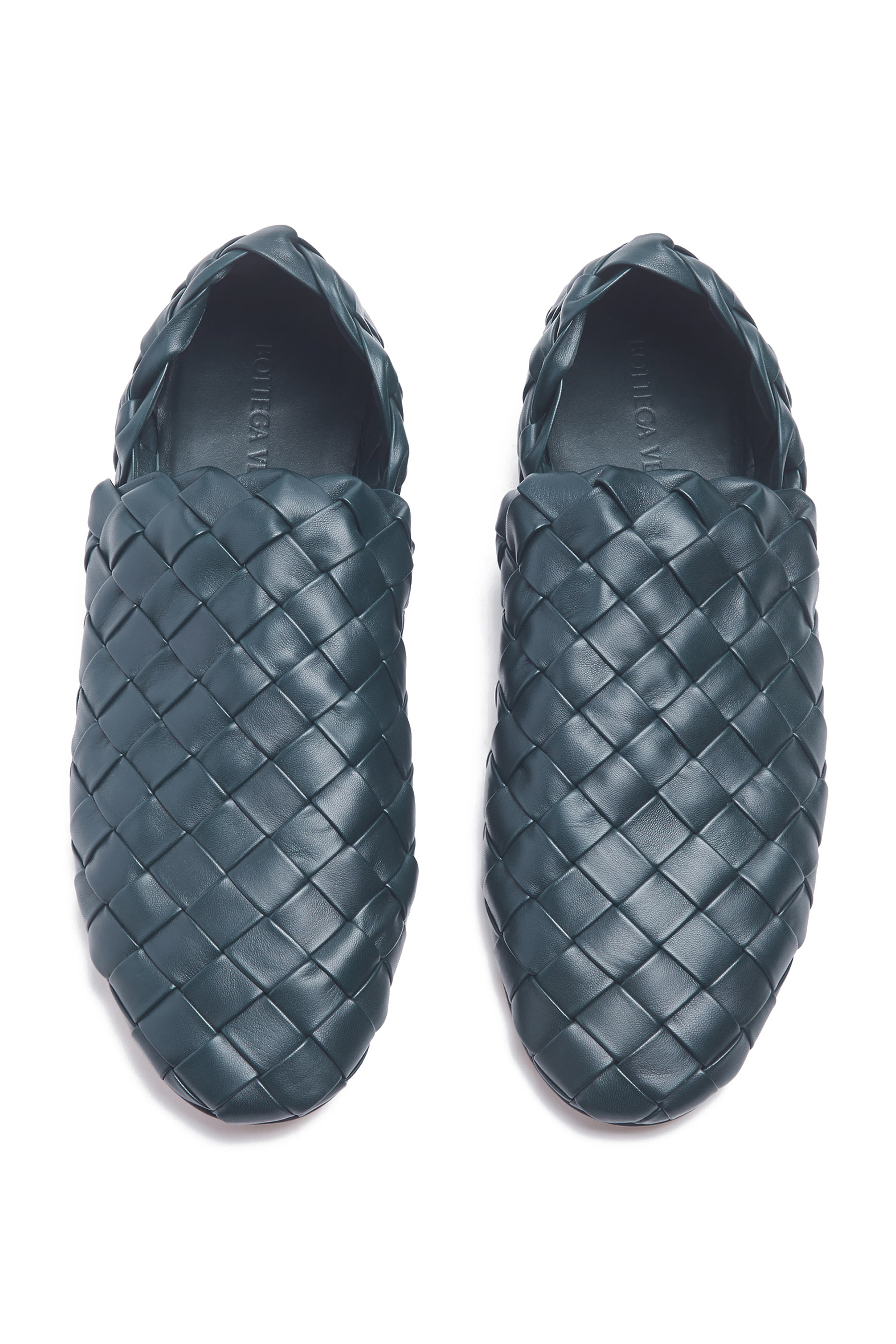 Intrecciato Leather Loafers