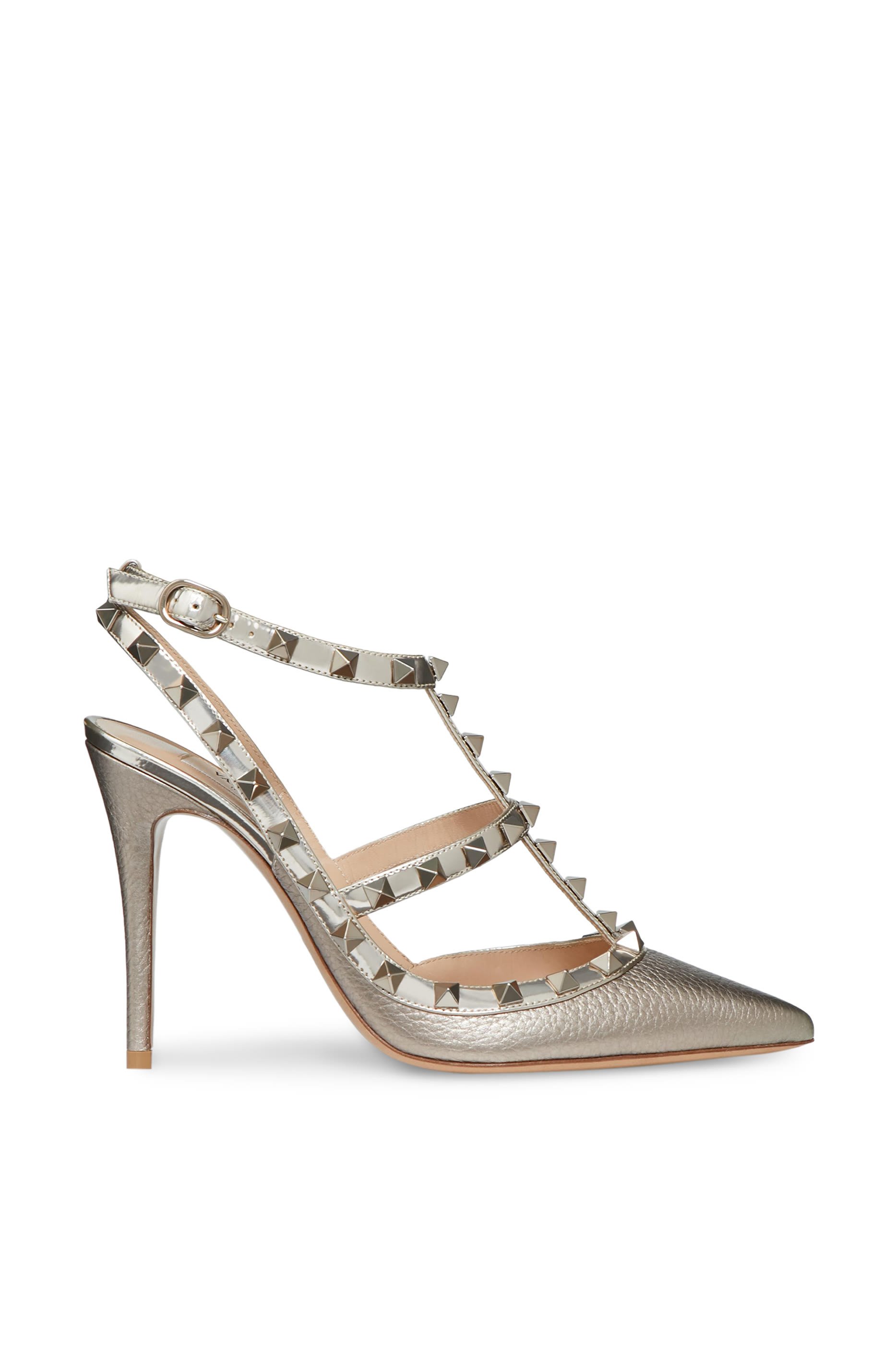 Rockstud Leather 100 Pumps