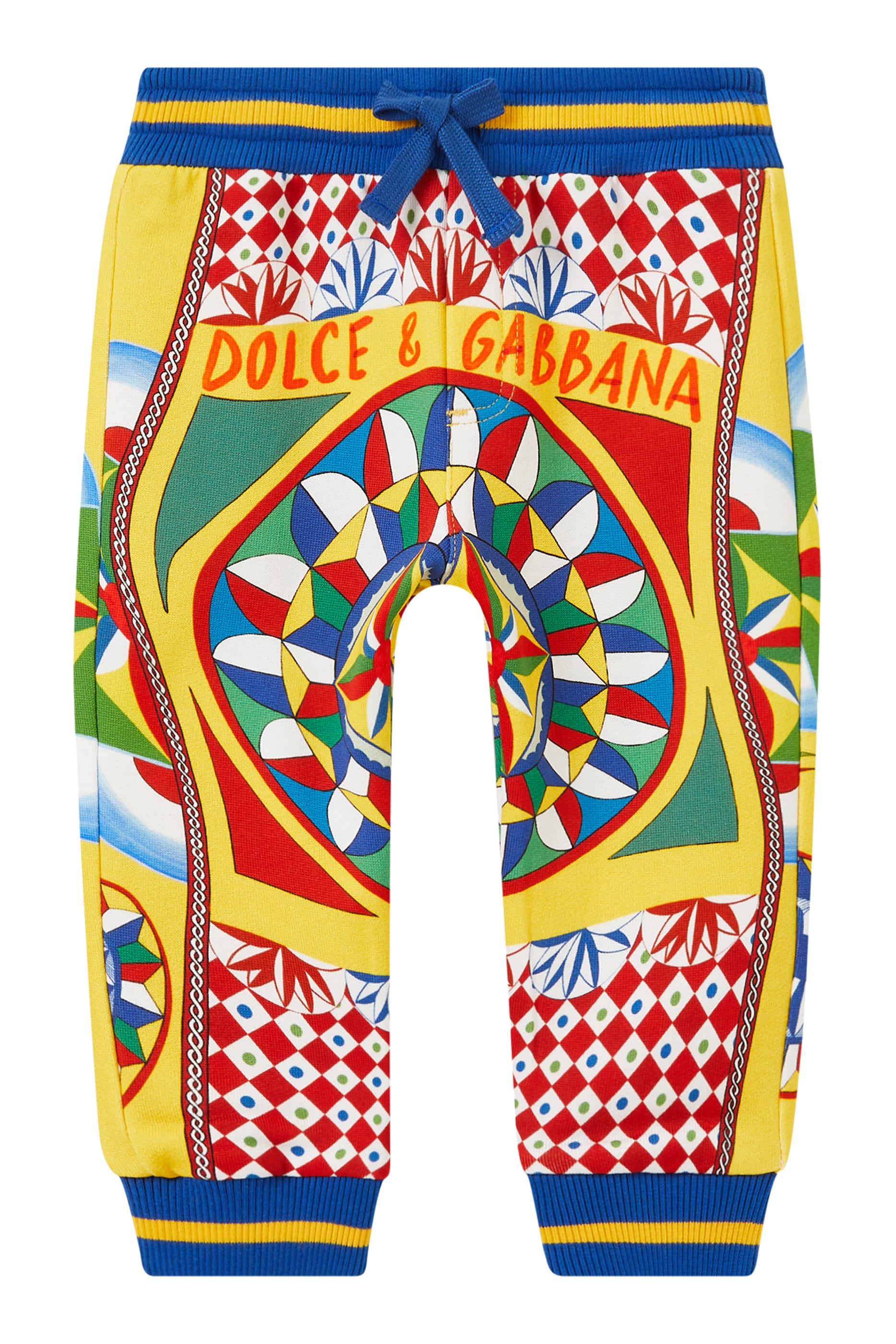 Kids Carretto Print Jersey Joggers