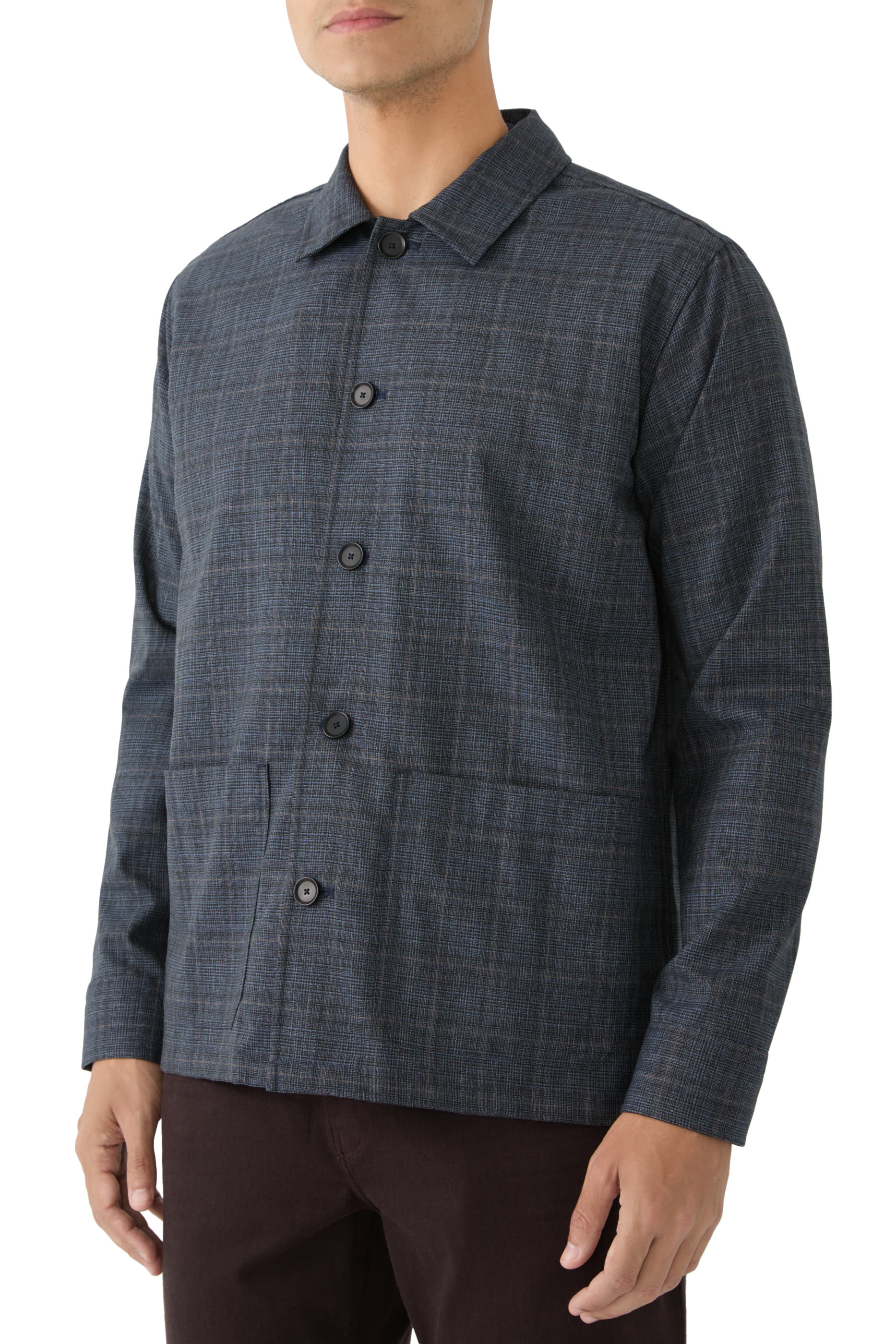 Wool Two Pocket Overshirt