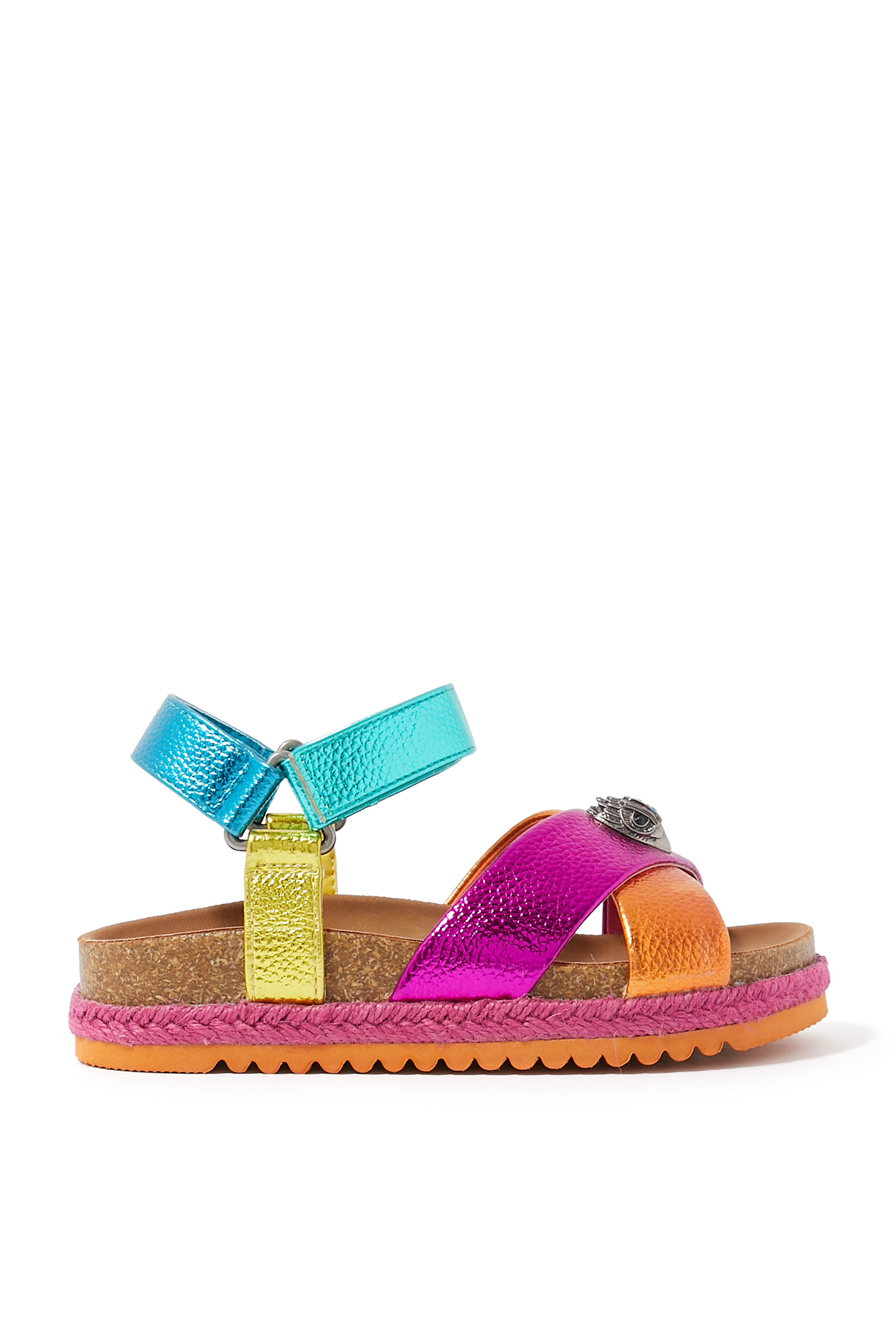 Kids Mini Kensington Espadrille Leather Sandals