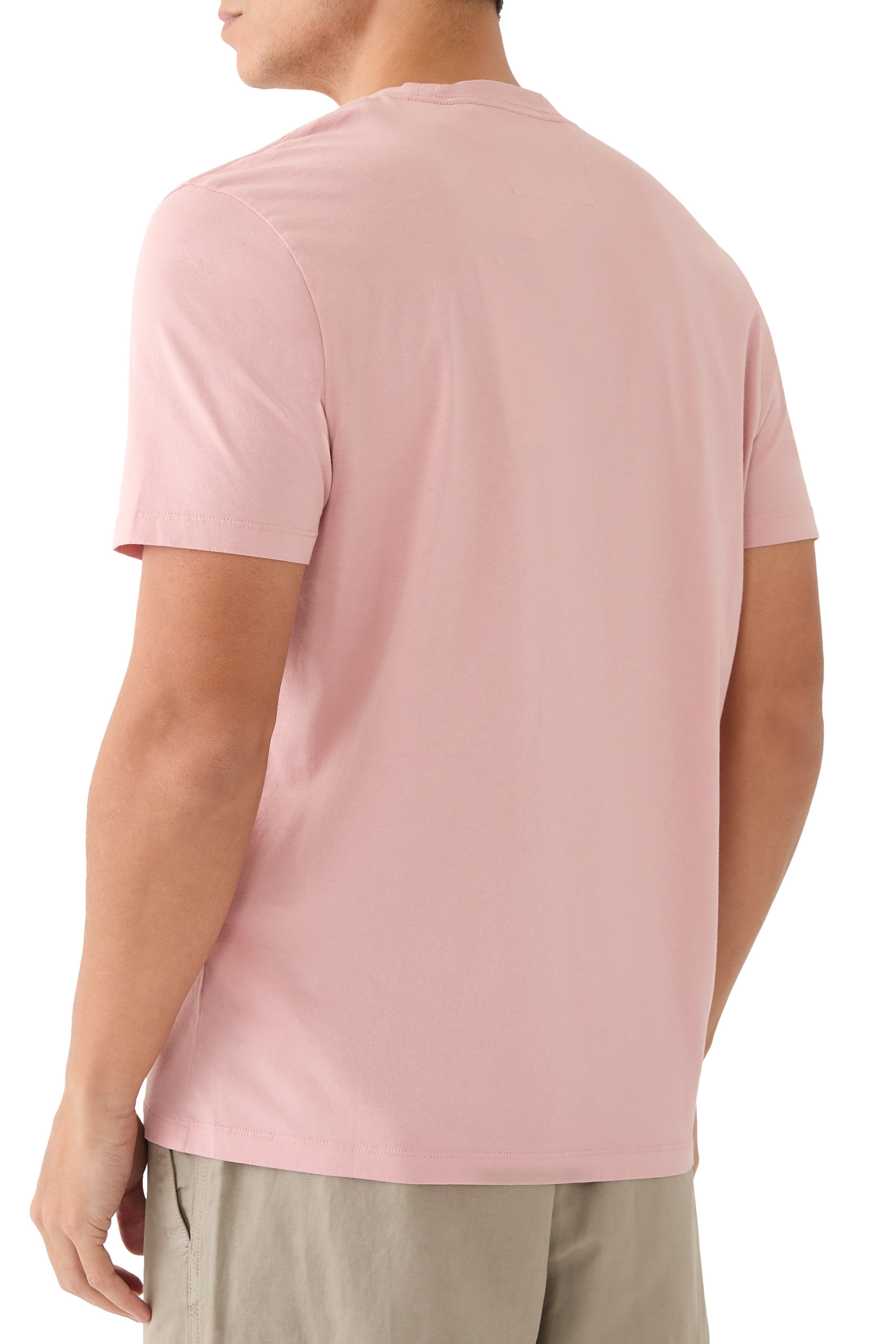 30/1 Jersey Vertical Logo T-Shirt