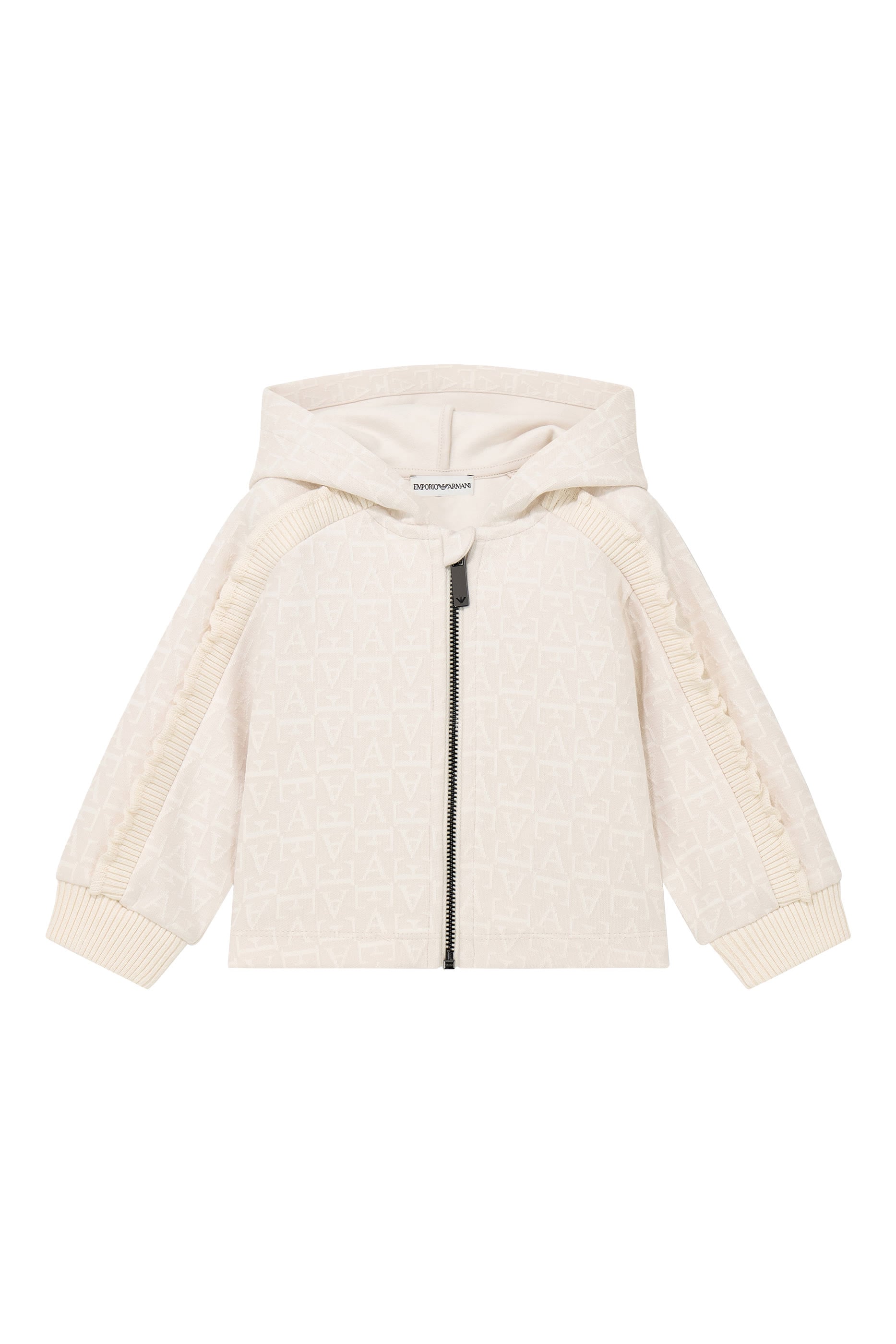 Kids Jacquard Jersey Zip Hoodie 