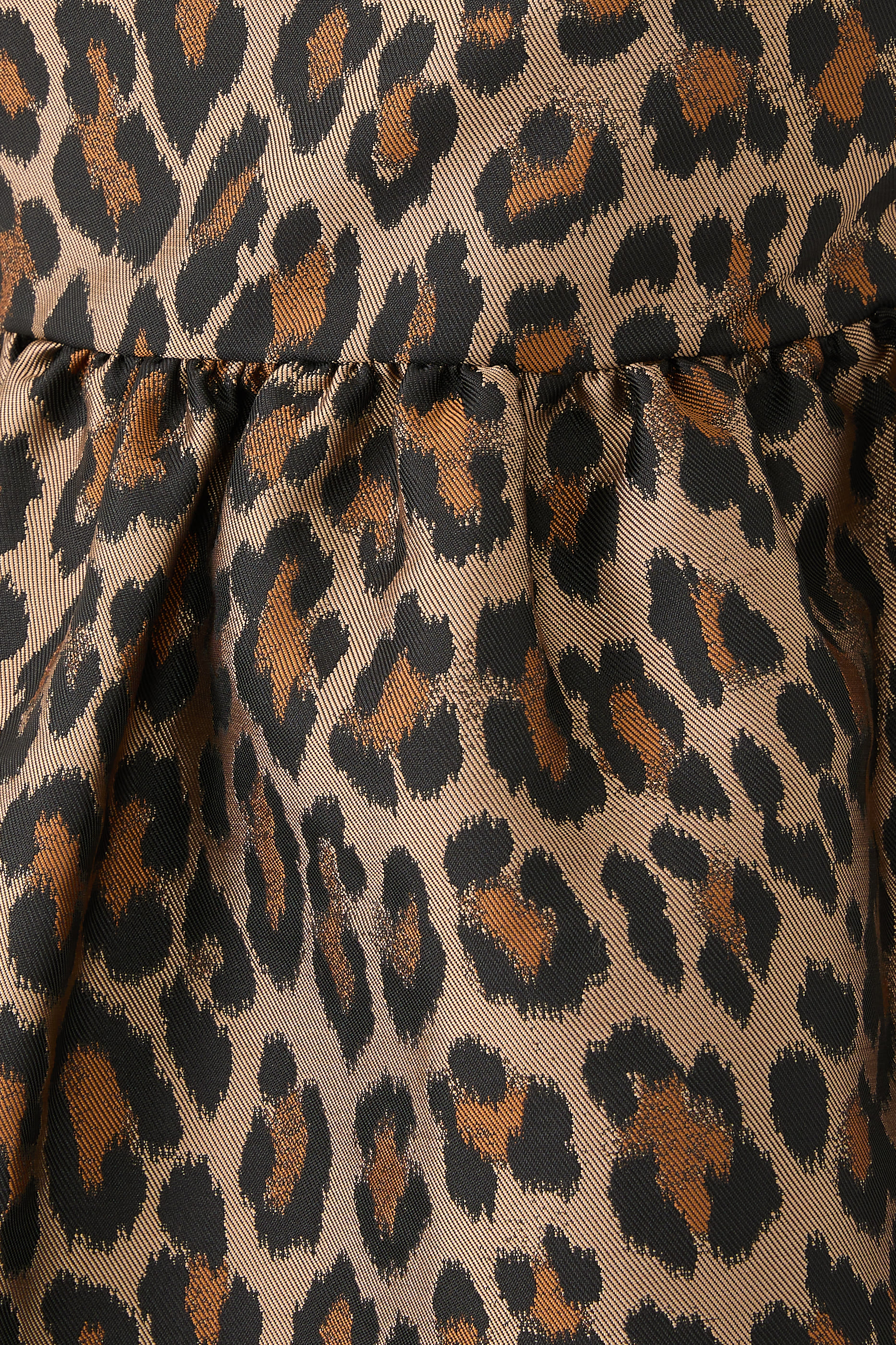 Classic Leopard Brocade Dress
