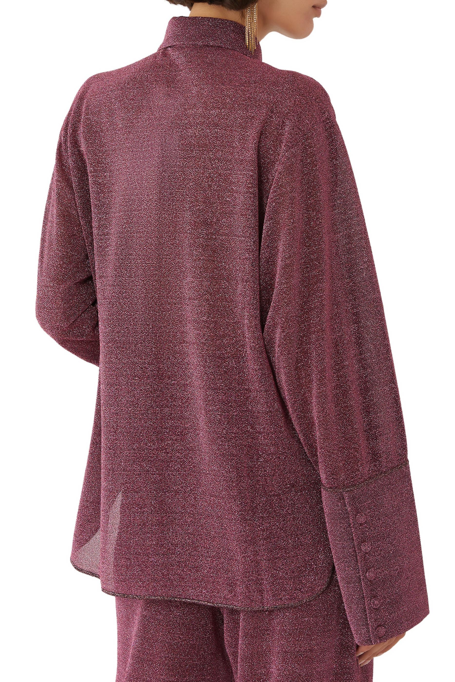 Lumiere Long Sleeves Lurex Shirt