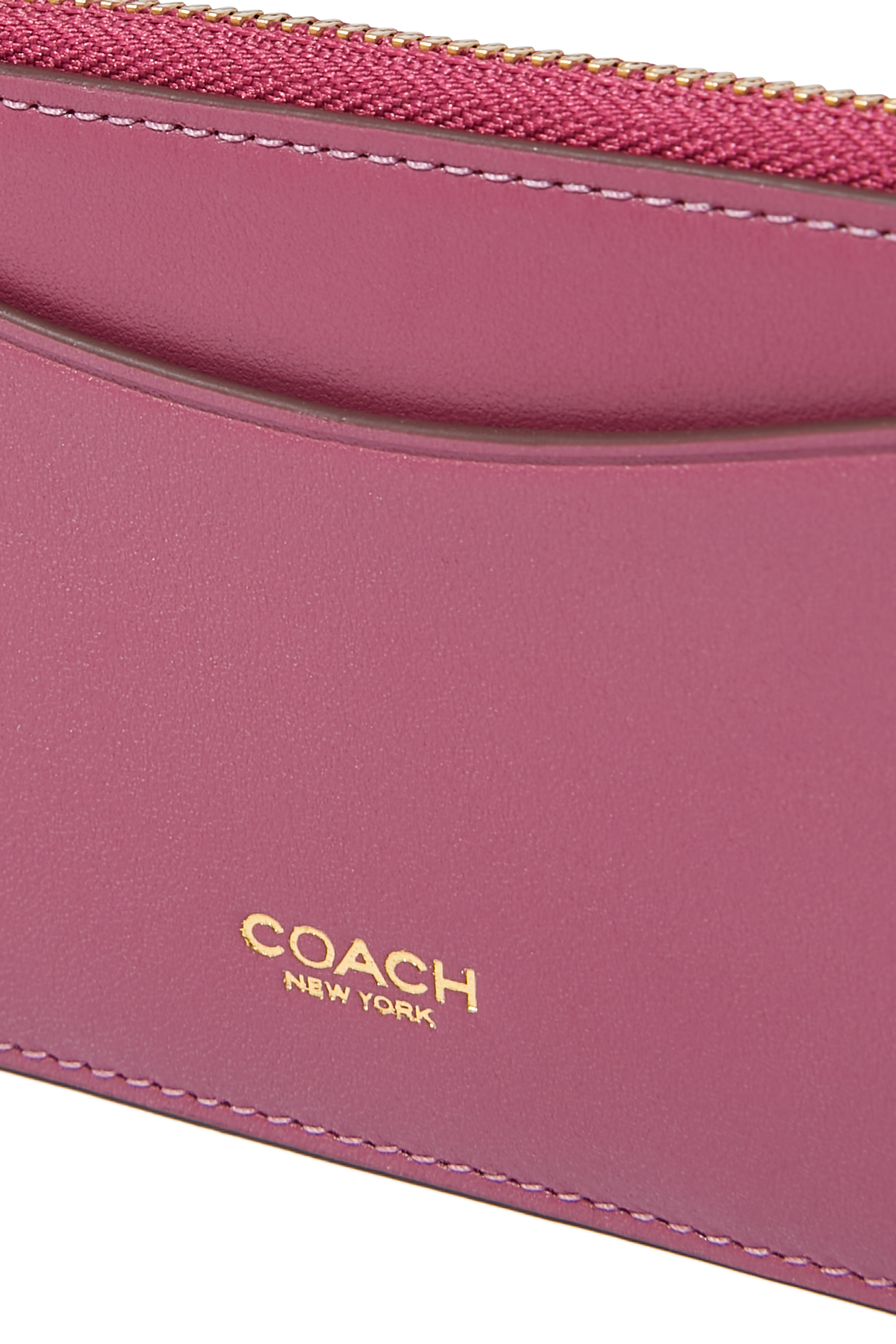 Leather Zip Around Wallet