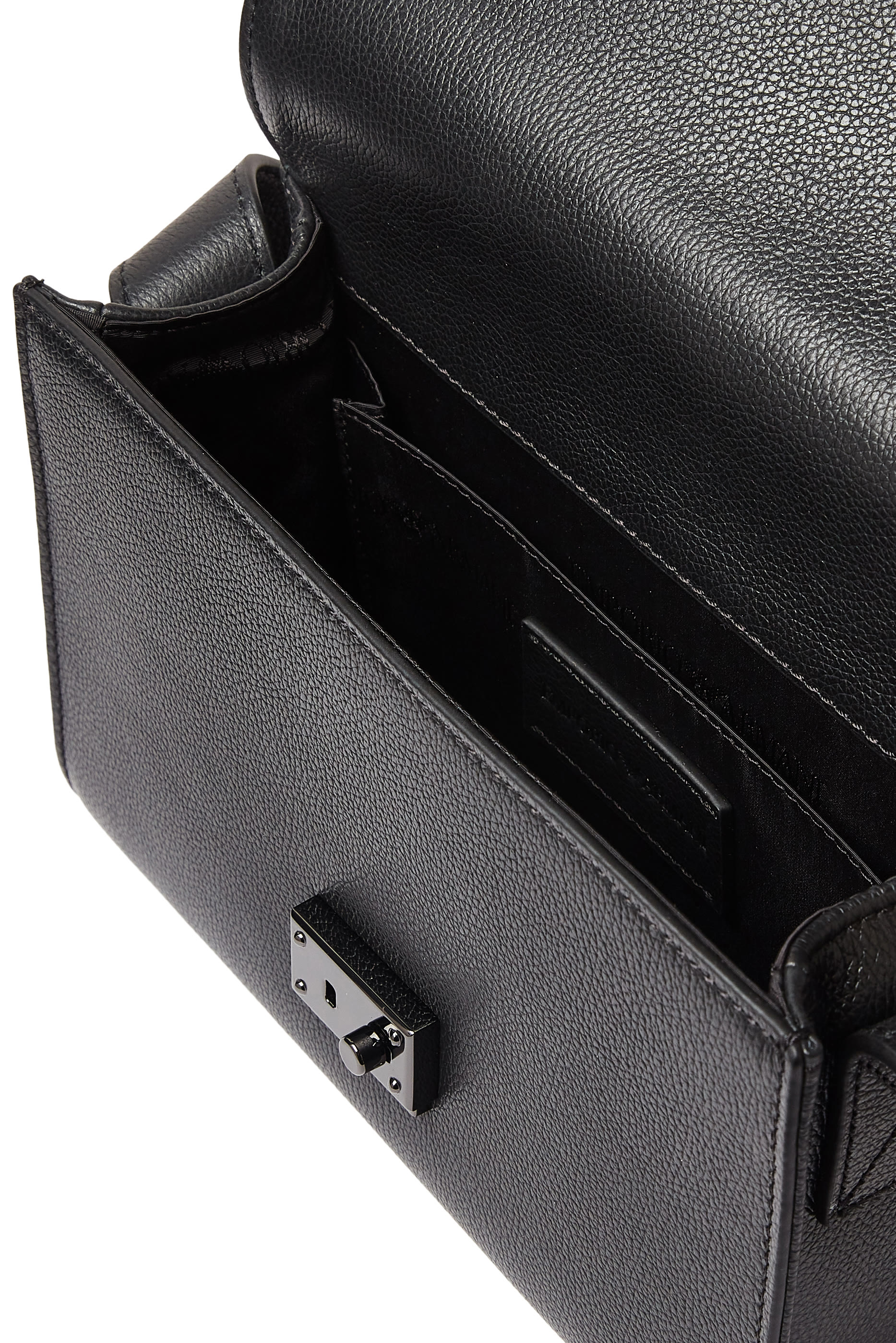 Metal Closure Crossbody Bag