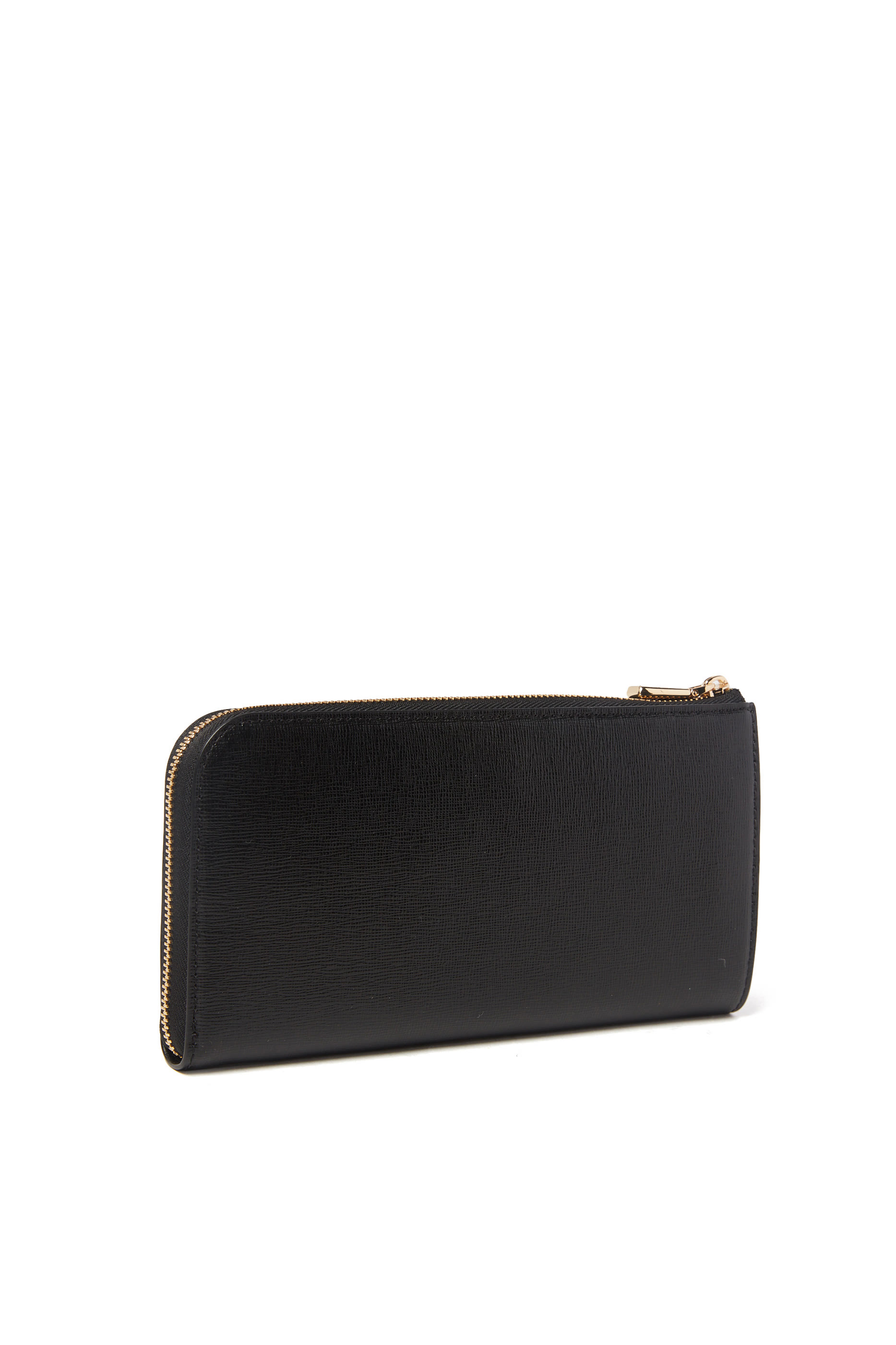 Small Devin Saffiano Leather Bifold Wallet