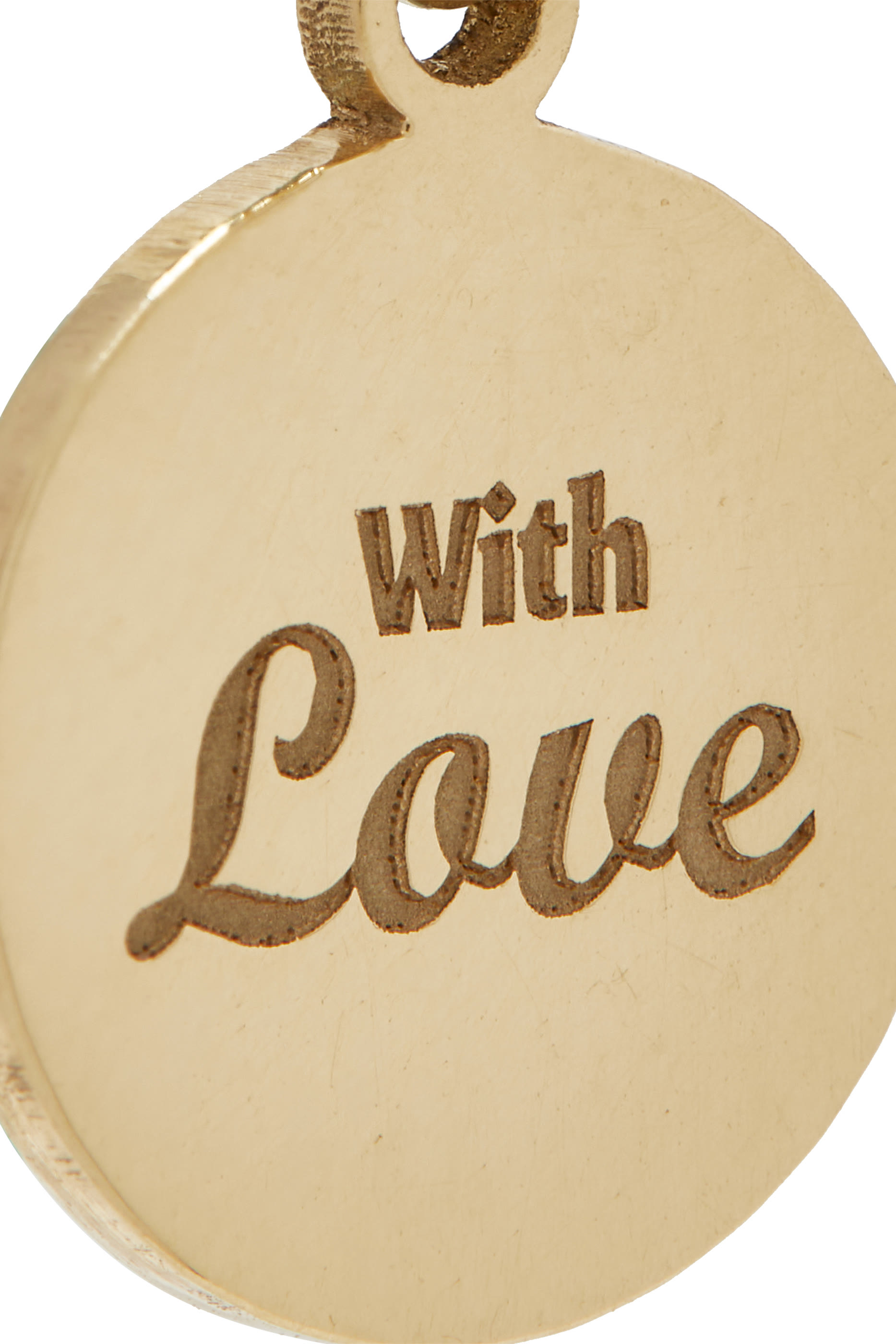 With Love Charm, 18k Yellow Gold