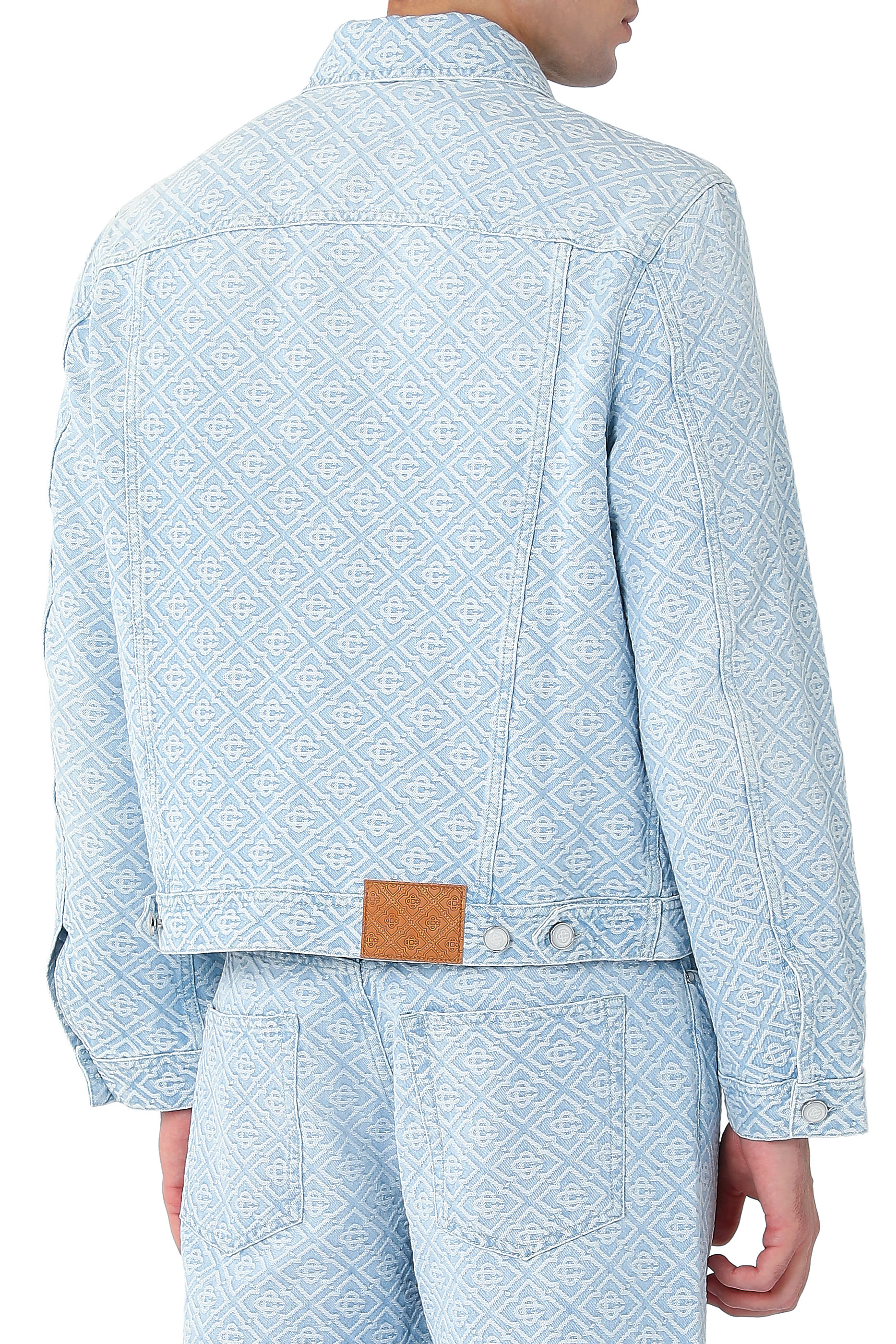 Washed Monogram Denim Jacket 
