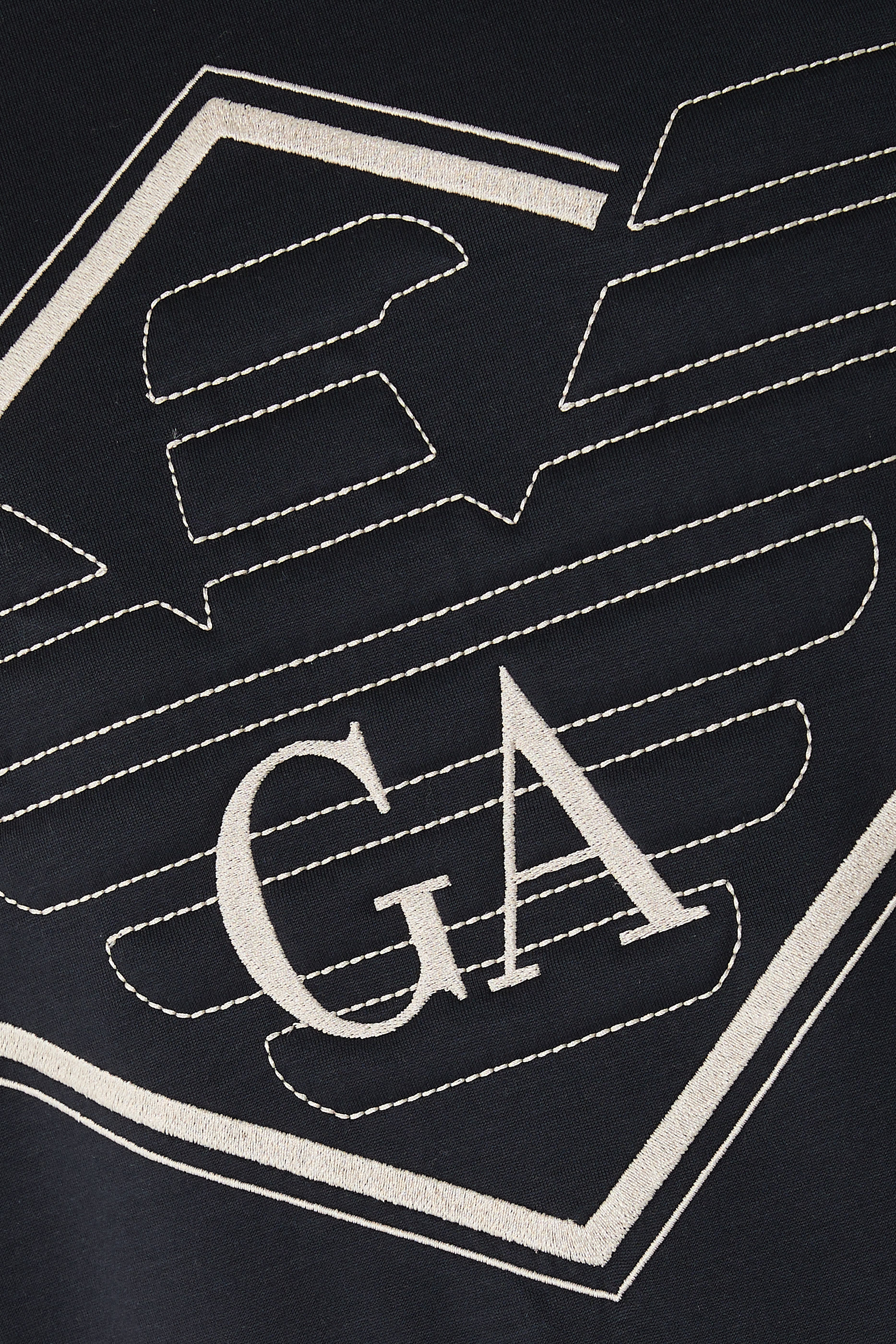 Oversized Eagle Logo Lyocell-blend Jersey T-Shirt