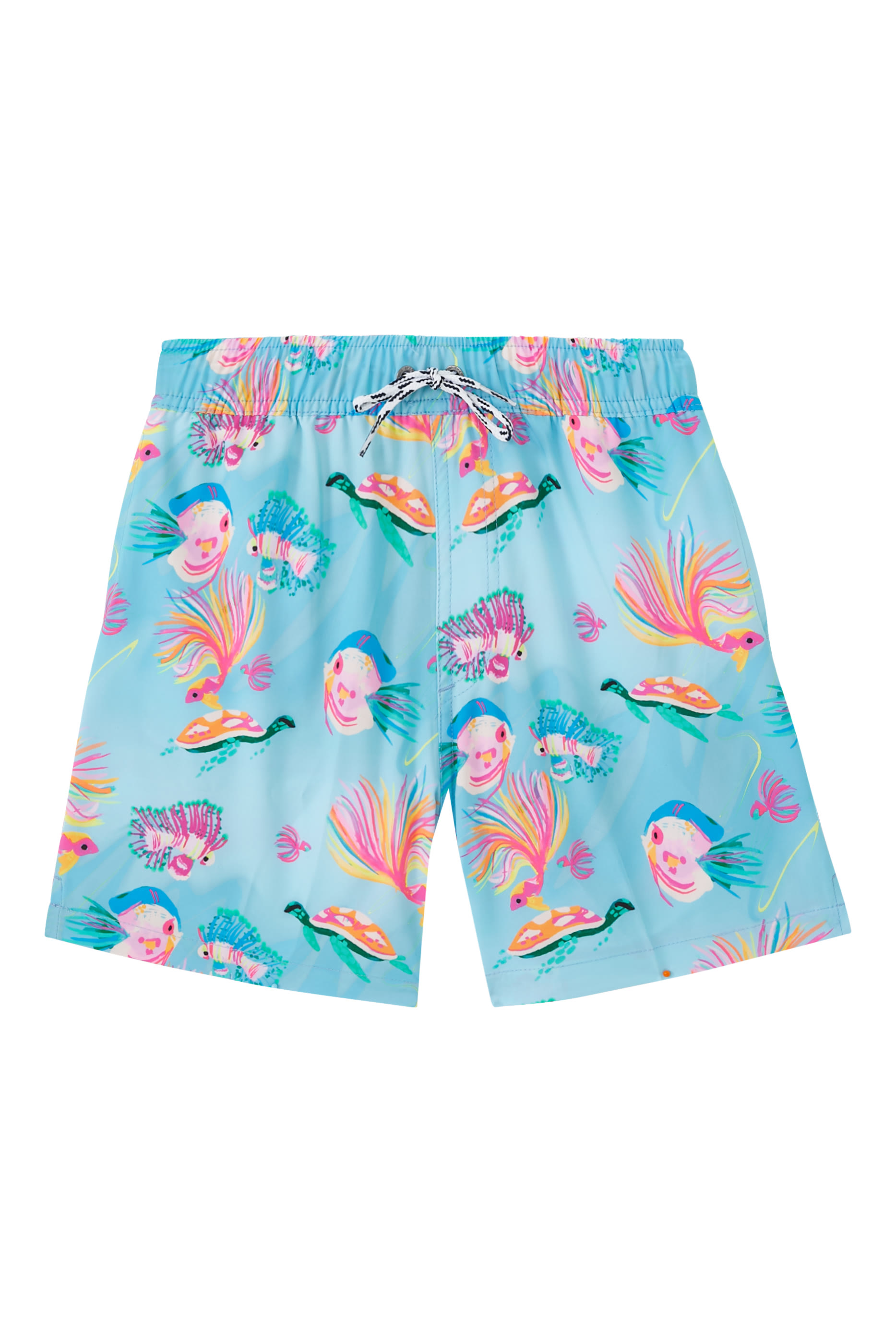 Kids  Kaleido Fish Sustainable Swim Shorts