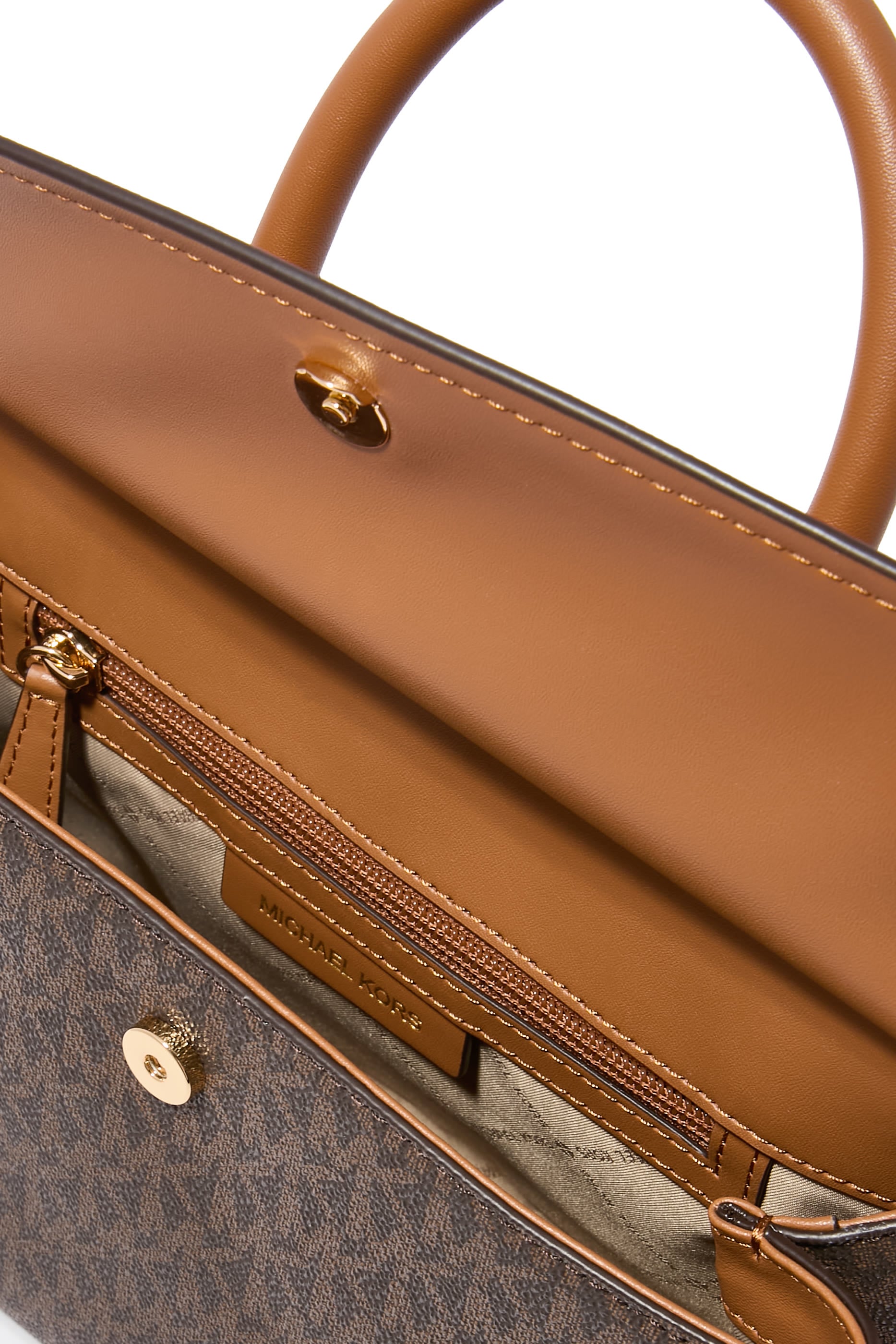  Small Satchel in Logo Canvas 