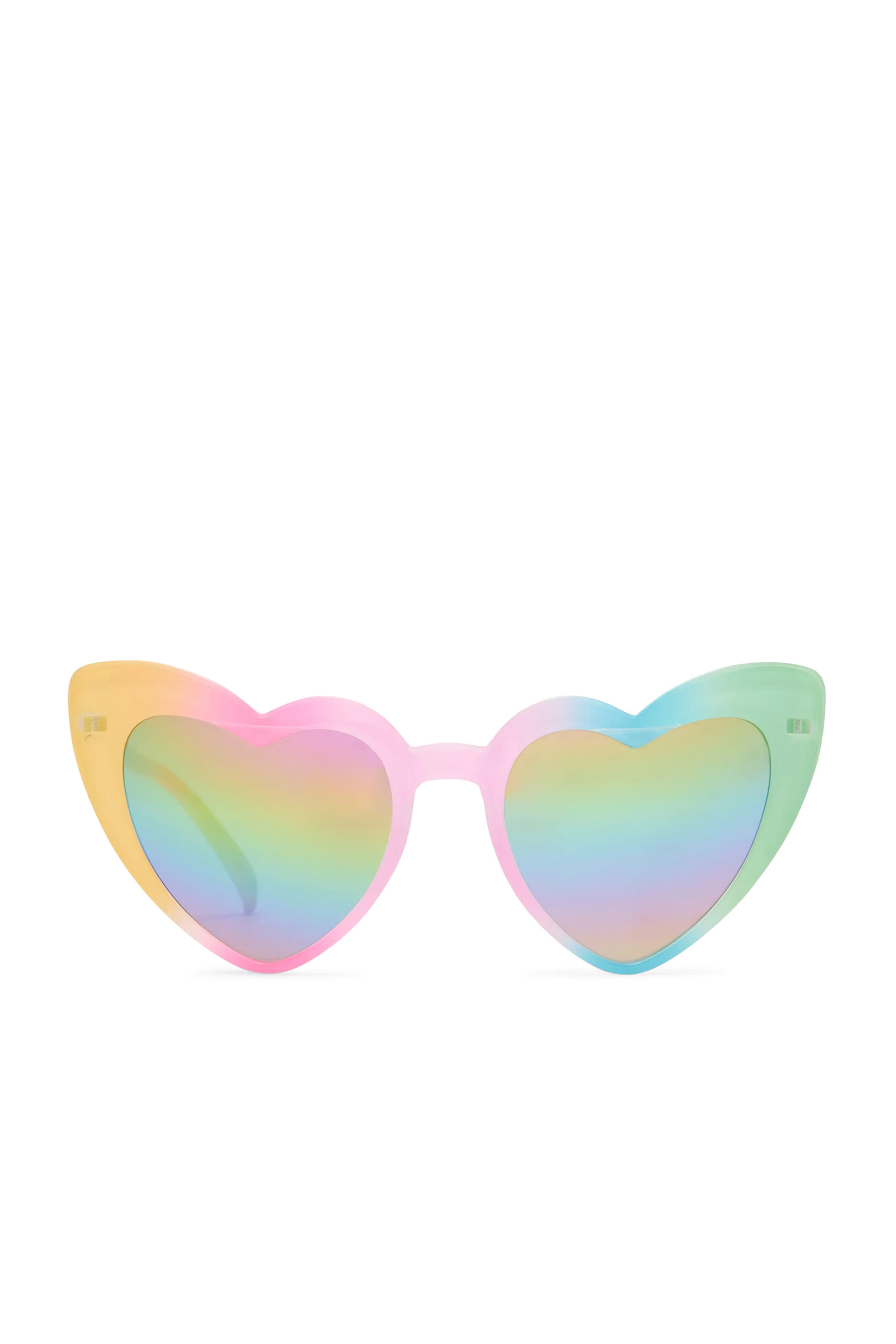 Kids Heart Cat-Eye Rainbow Sunglasses