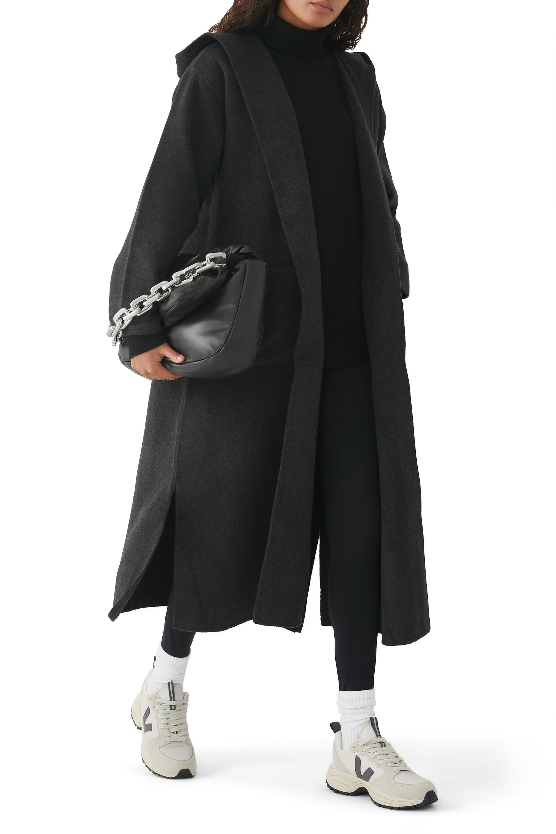 Wool Cloud Hooded Coat