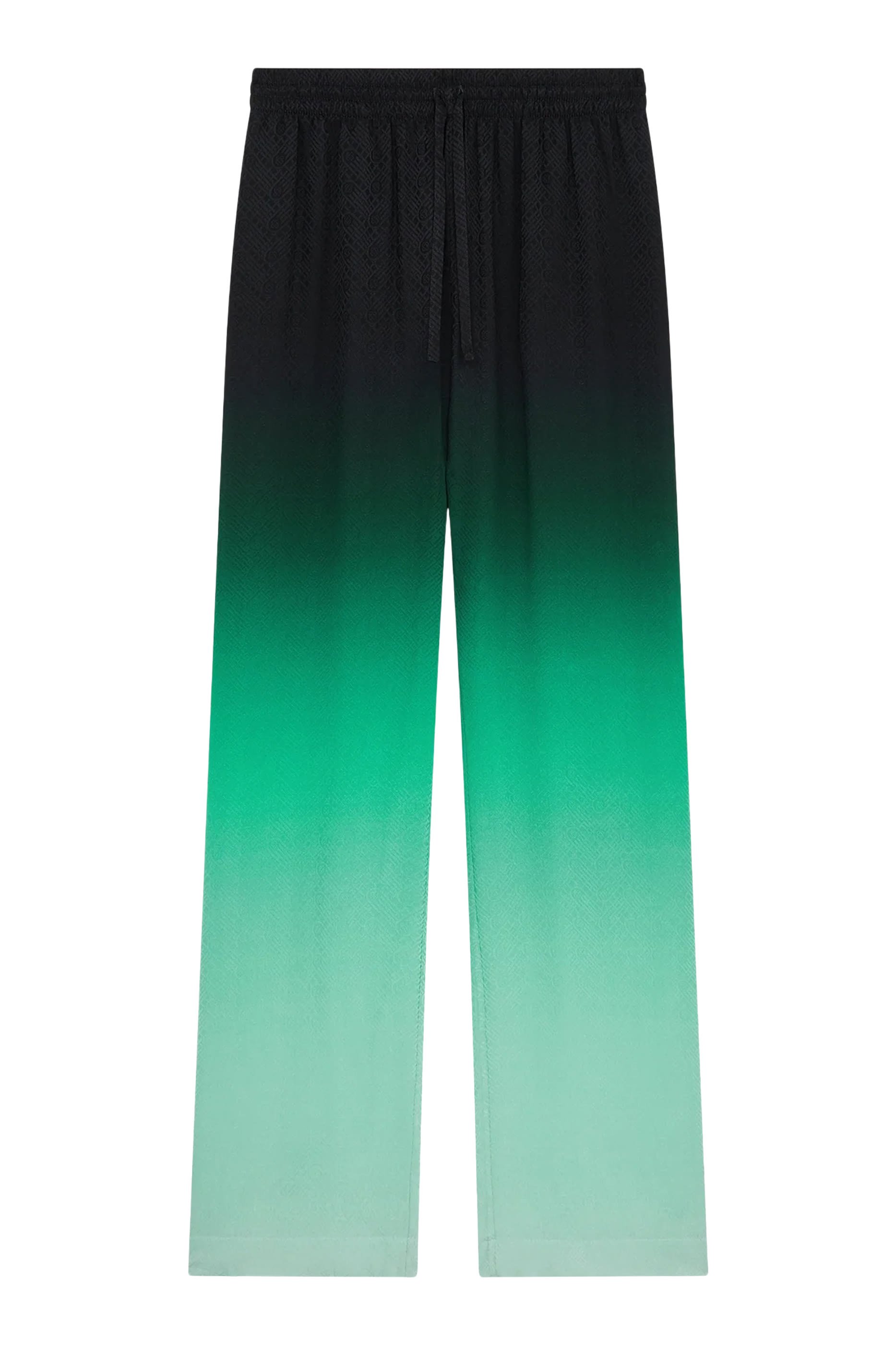 Gradient Ping Pong Jacquard Silk Trousers