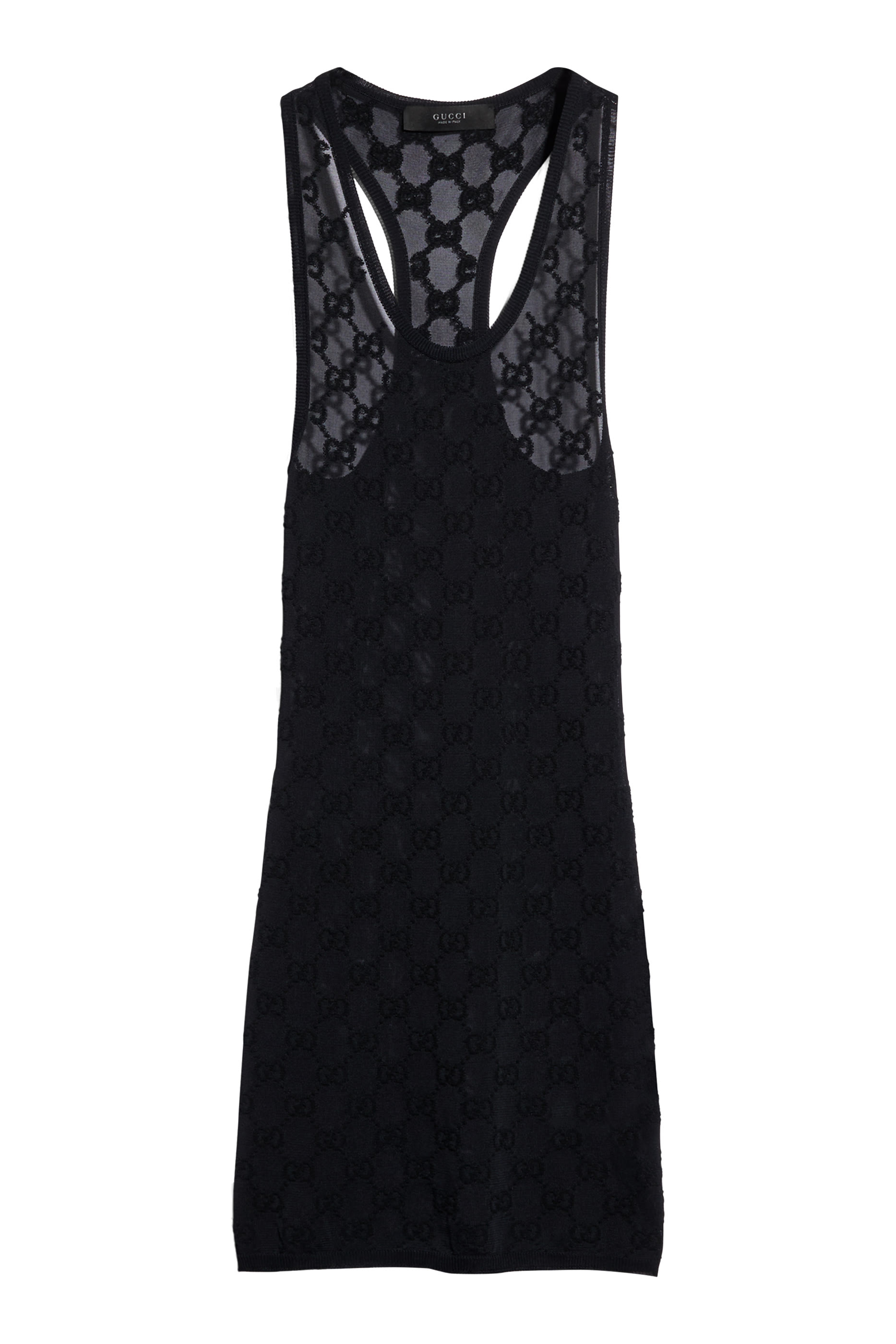 GG Scoop Neck Sleeveless Dress