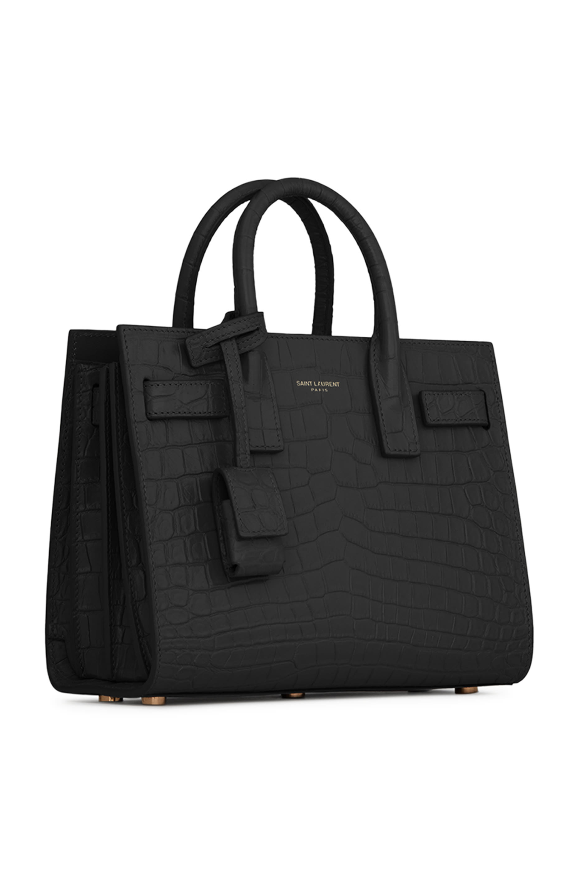 Sac de Jour Bag in Crocodile Embossed Leather