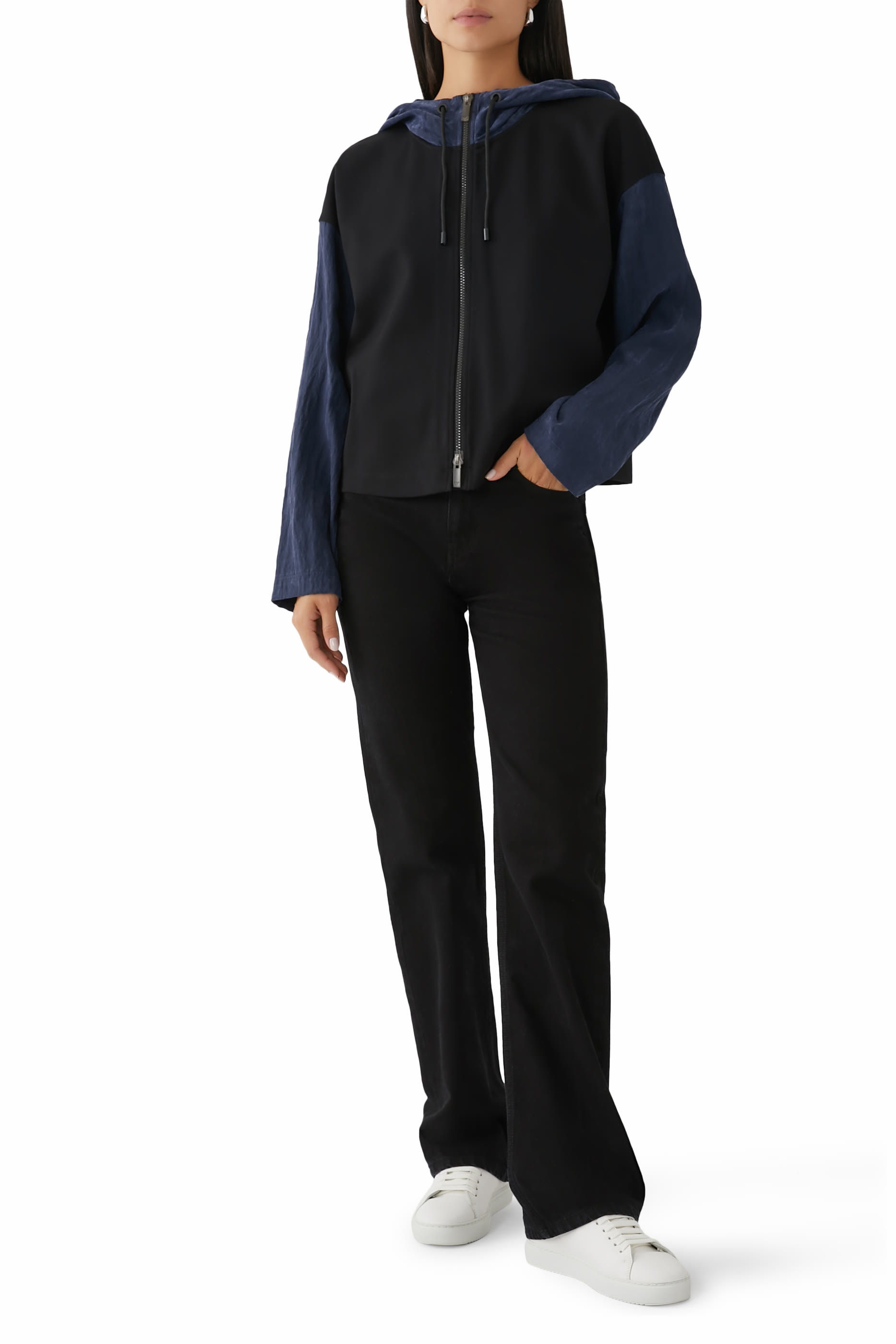 Hooded Zip-UP Blouson