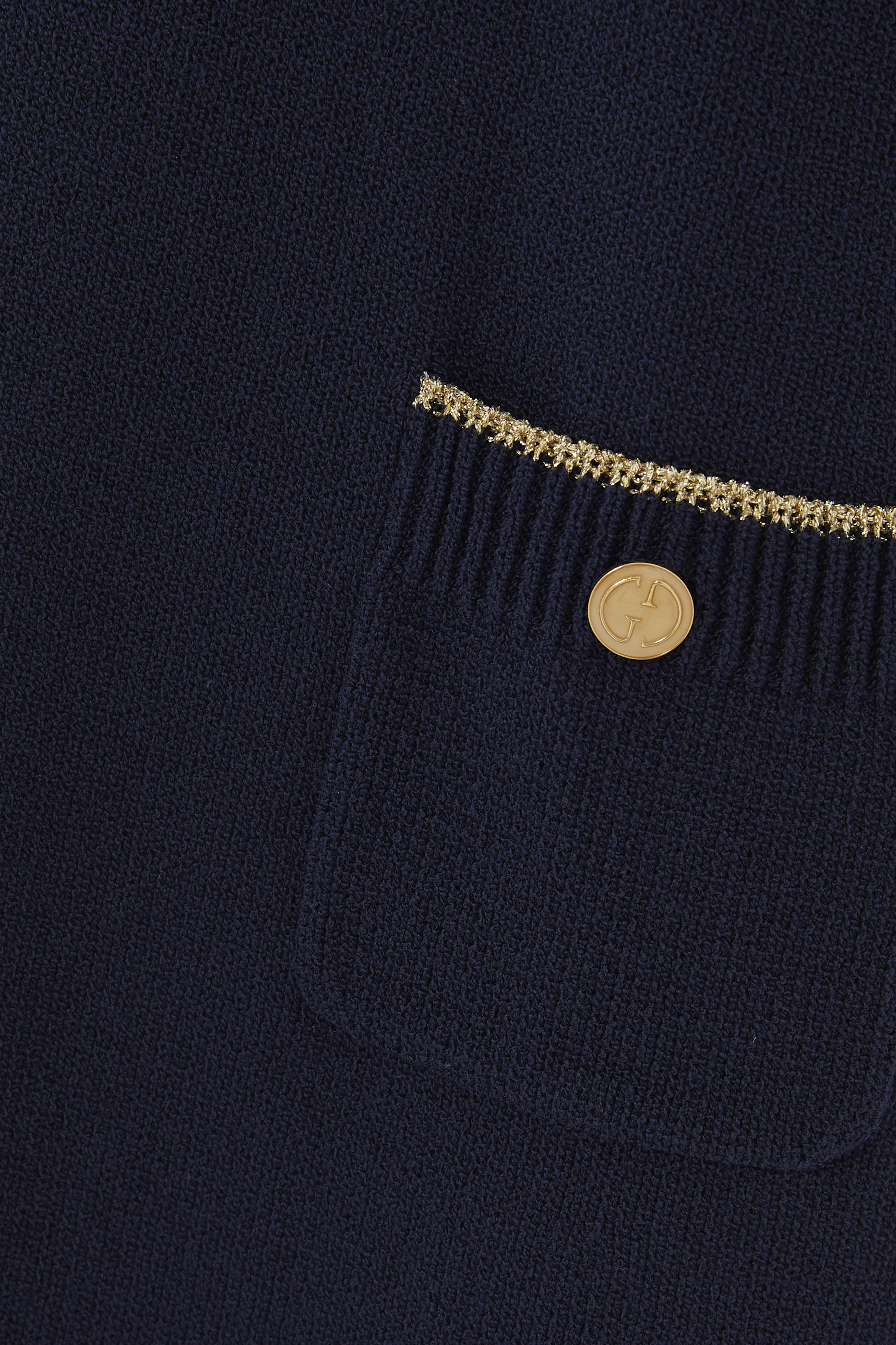 Cotton Knit Polo Dress