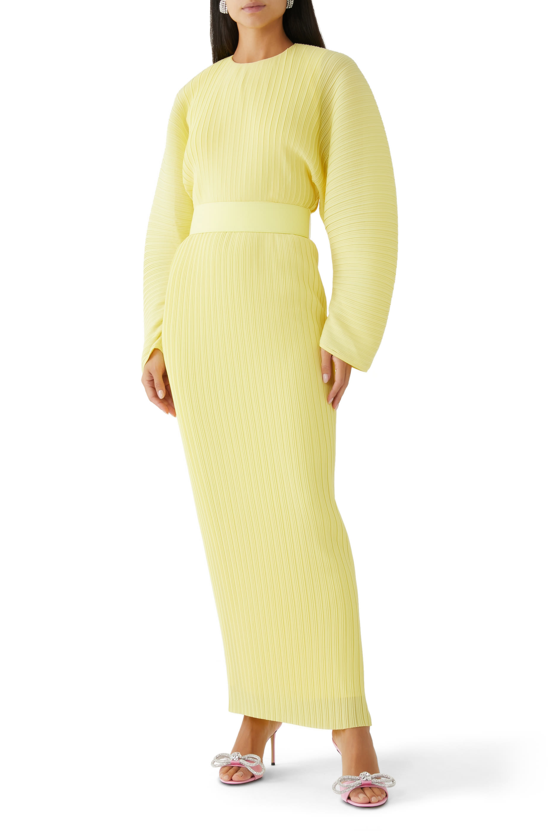 Mirabelle Pleated Maxi Dress