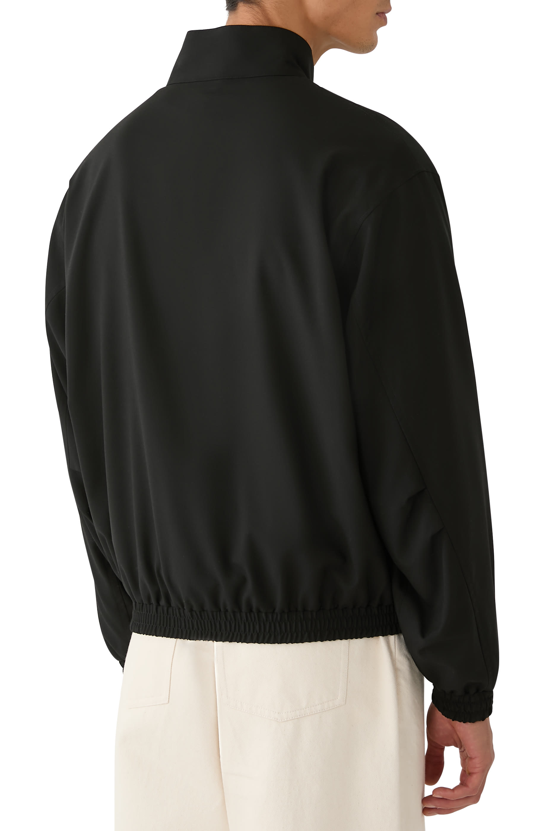 Super Fine Tropical Wool Zip Blouson