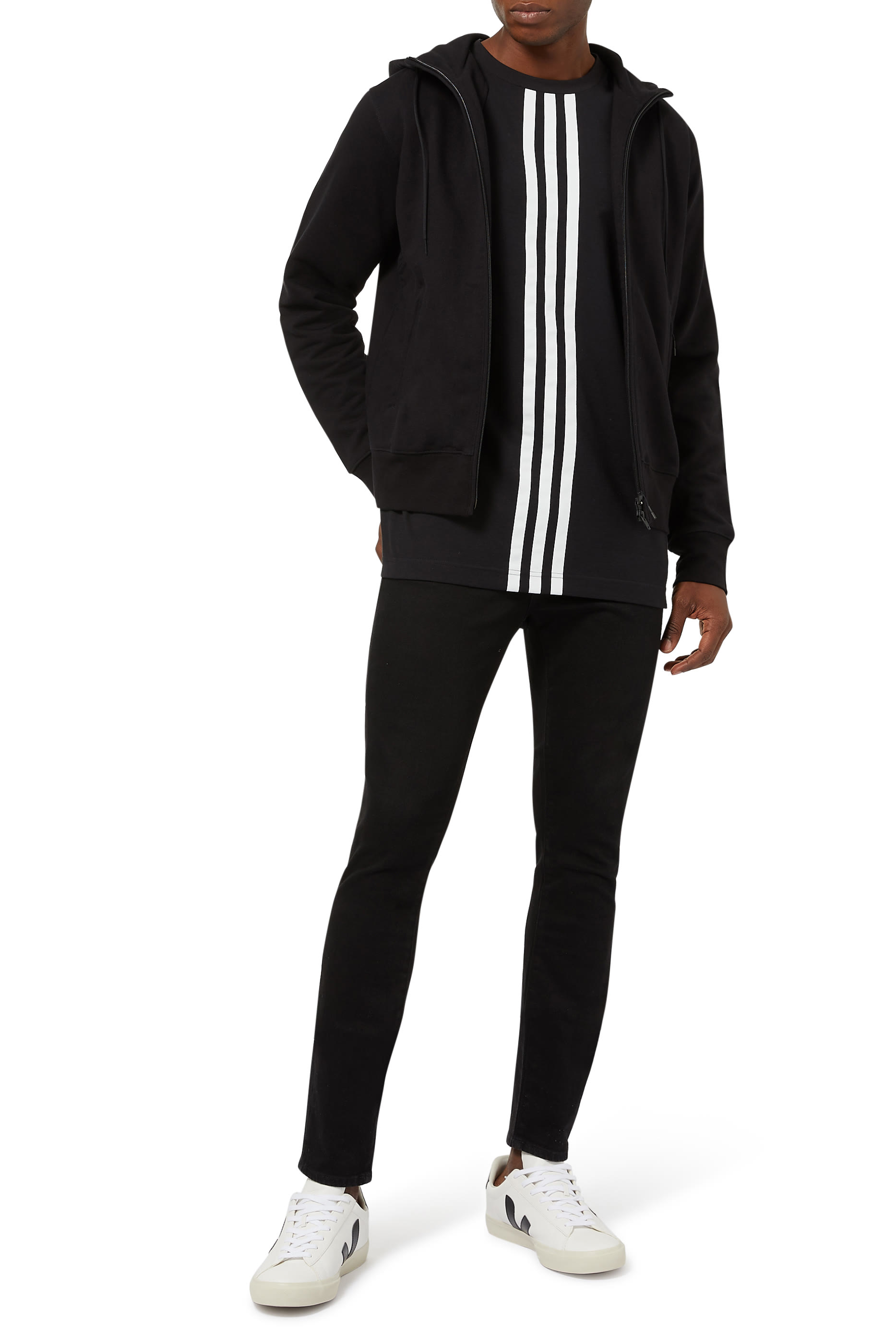 Back Logo Full Zip Hoodie