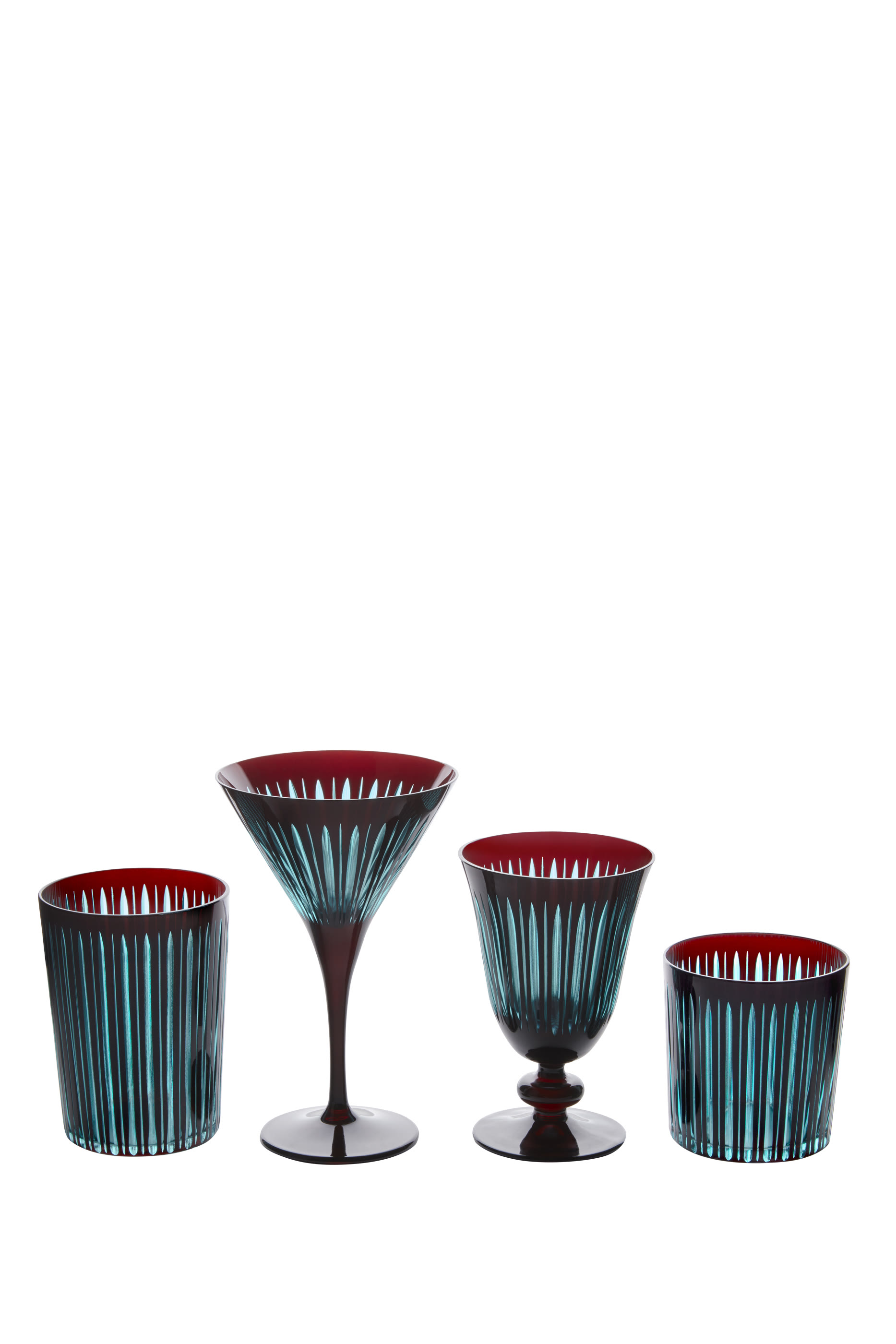 Prism Martini Glass Bordeaux, Set of 4