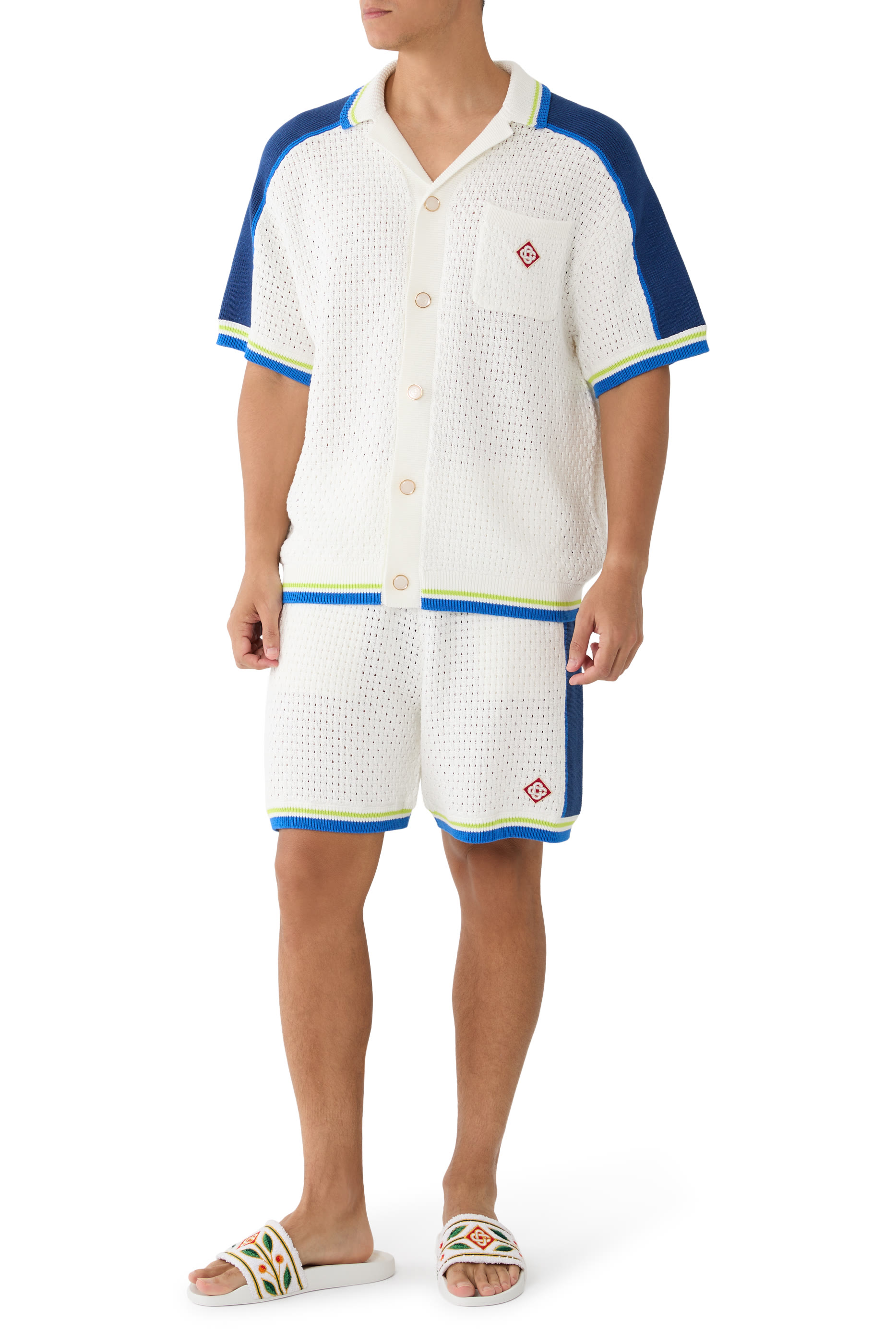 Short Sleeve Crochet Shirt 