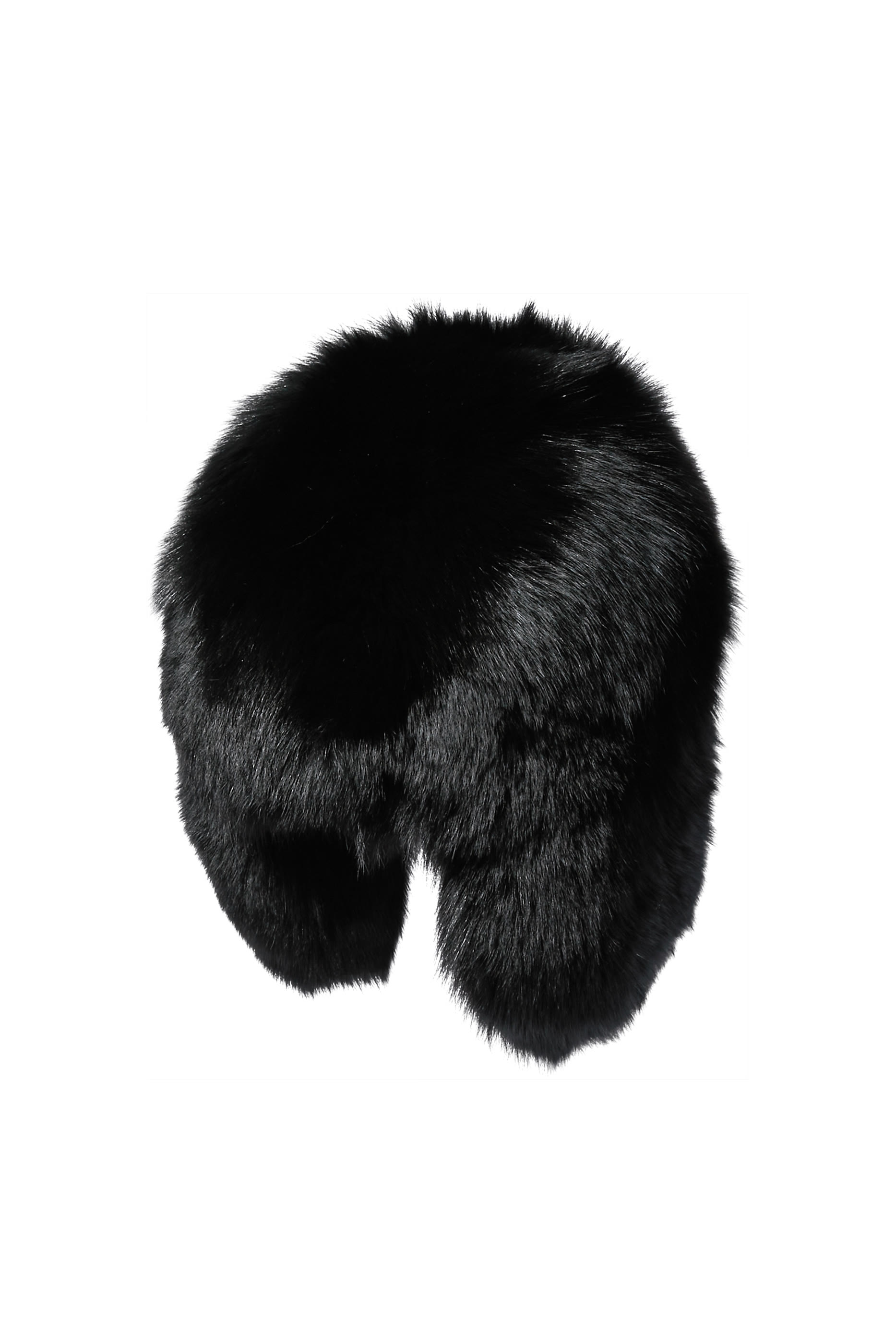 Flannel Ushanka with Fox Fur