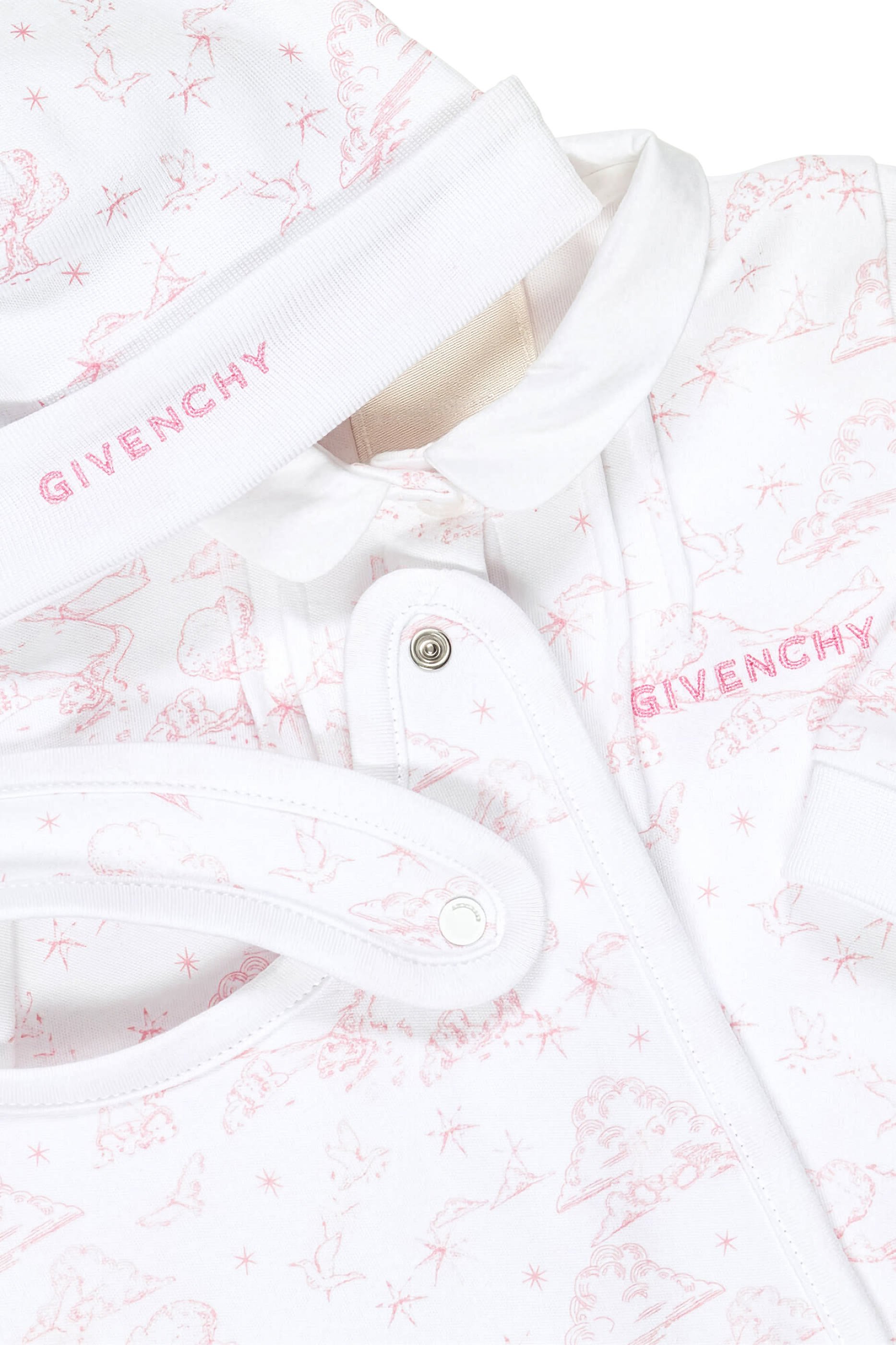 Kids Cotton Jumpsuit, Bib & Hat Set