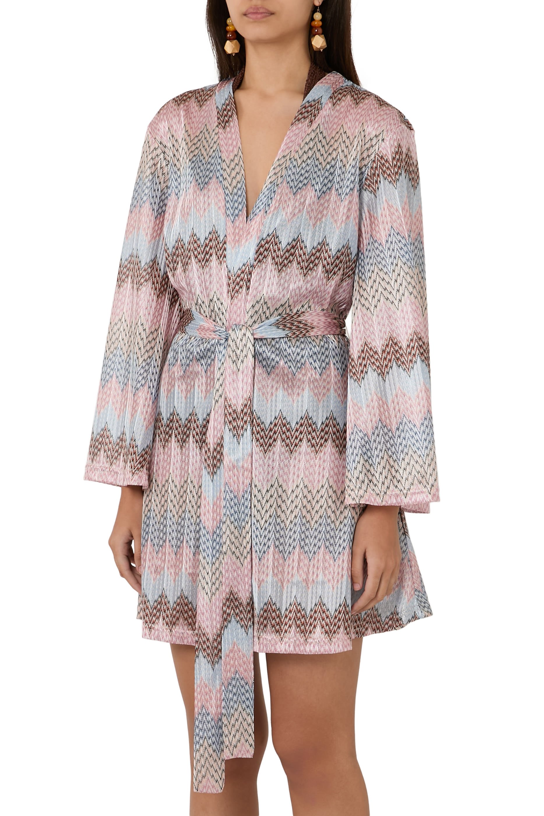 Anna Zigzag Stripe Kaftan