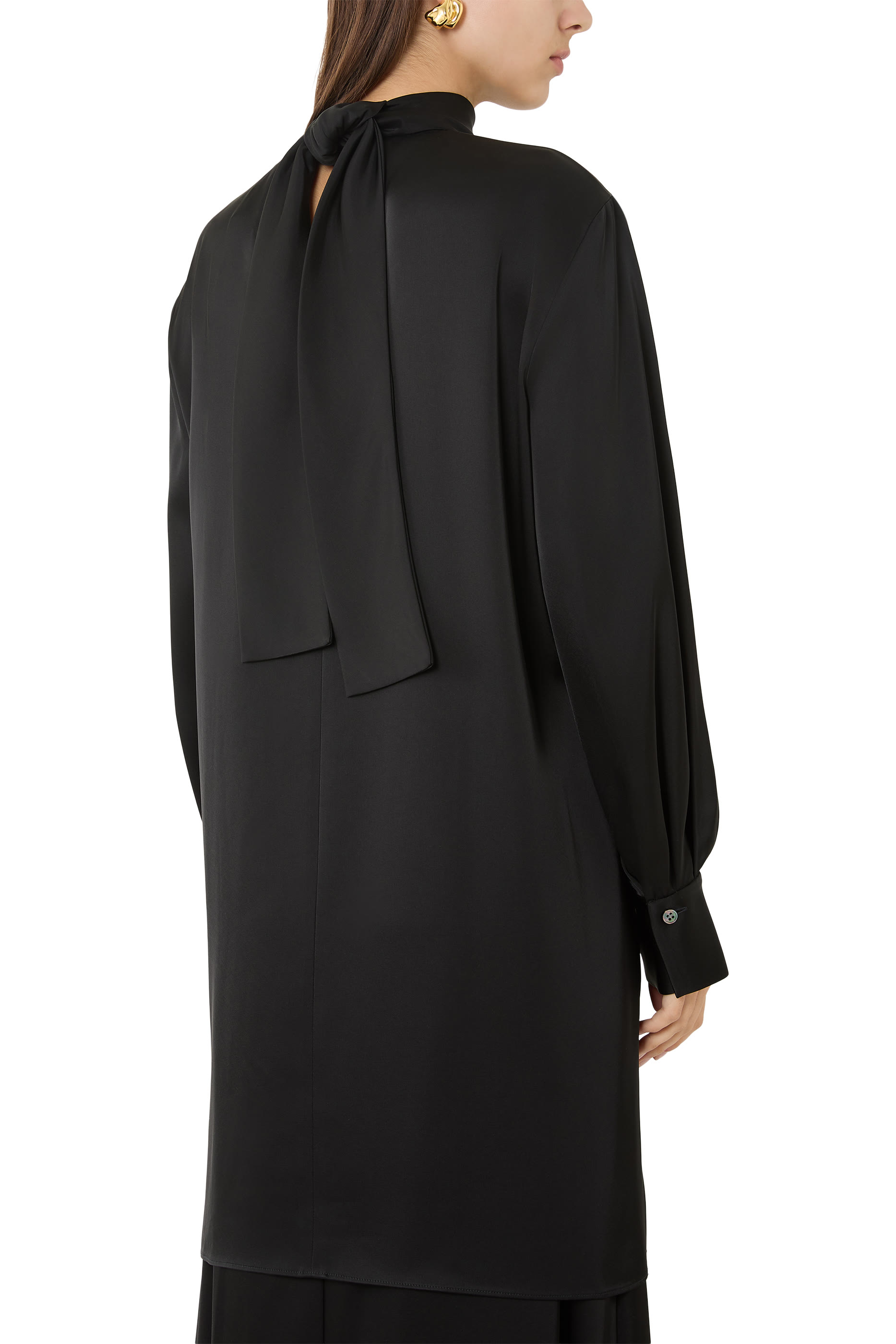 Blouson Sleeves Dress 