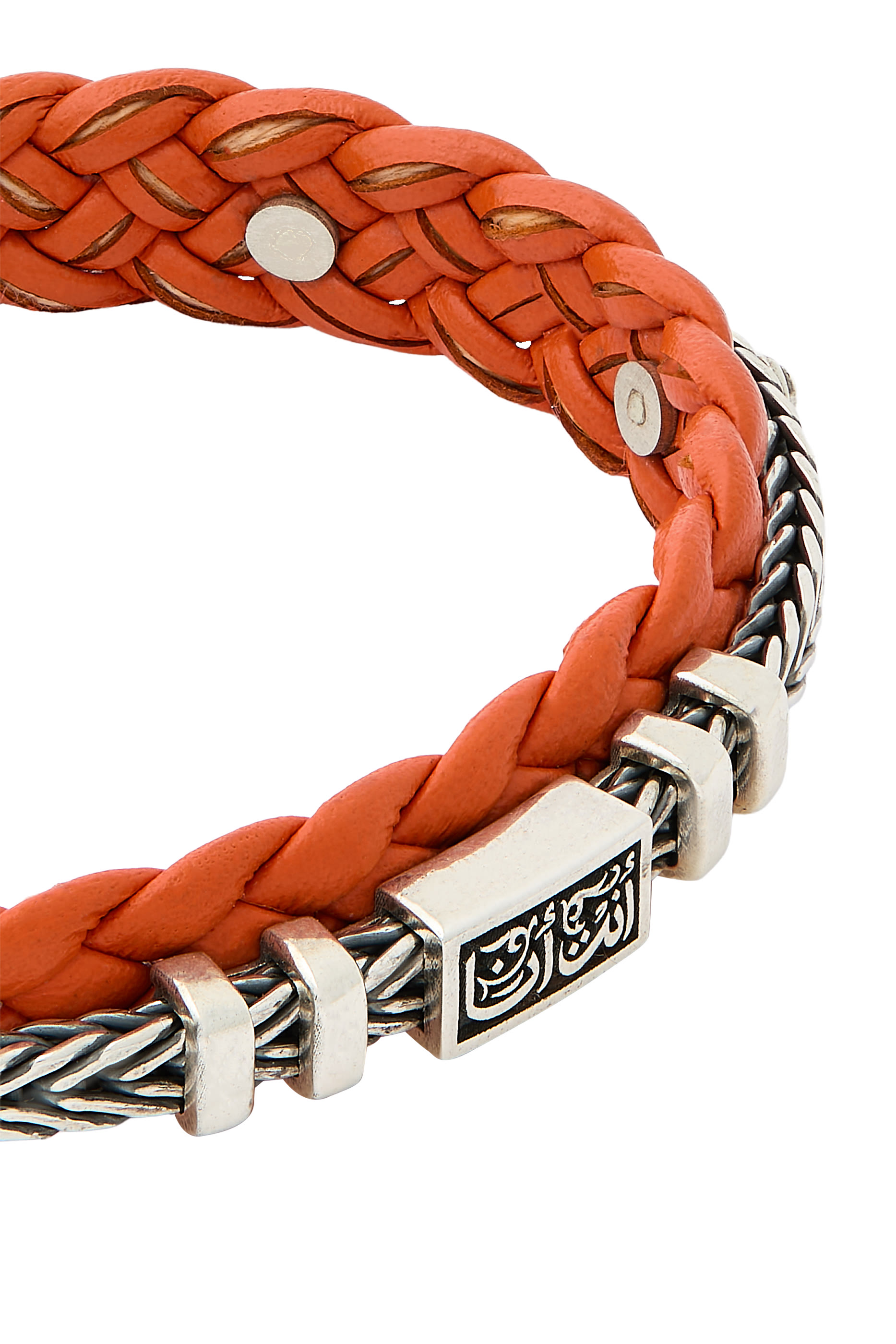 We Are One Bracelet, Sterling Silver & Leather